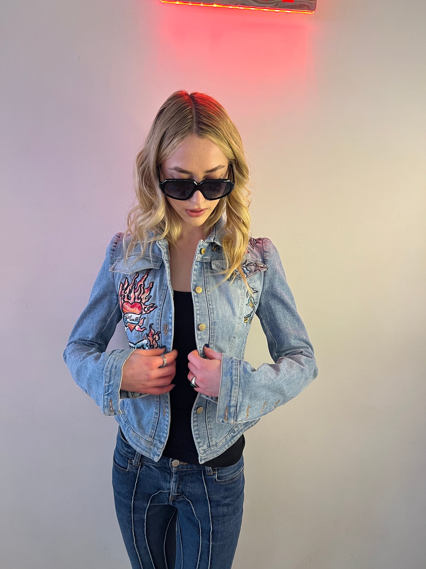 Roberto Cavalli 2003 Denim Jacket