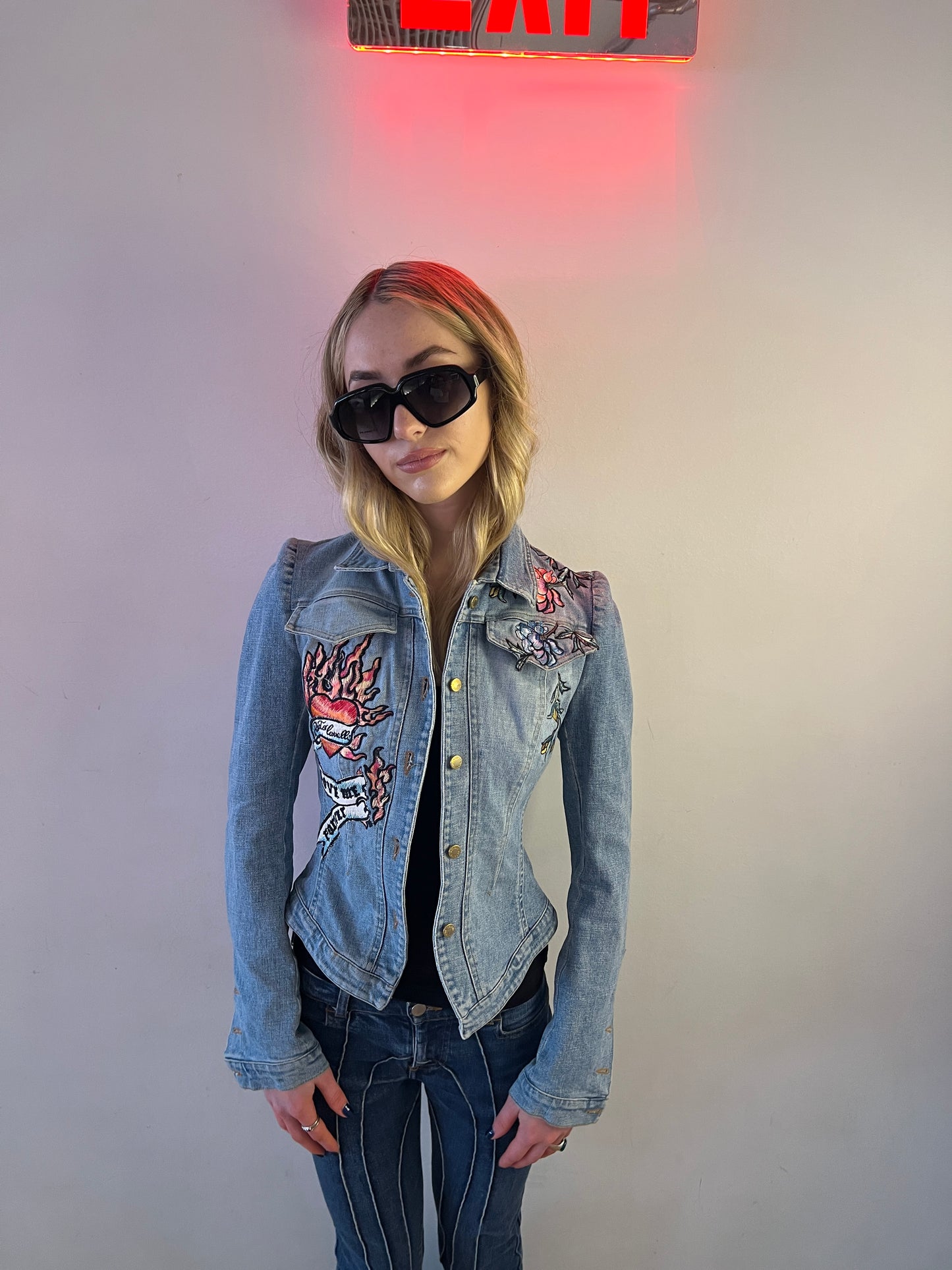 Roberto Cavalli 2003 Denim Jacket