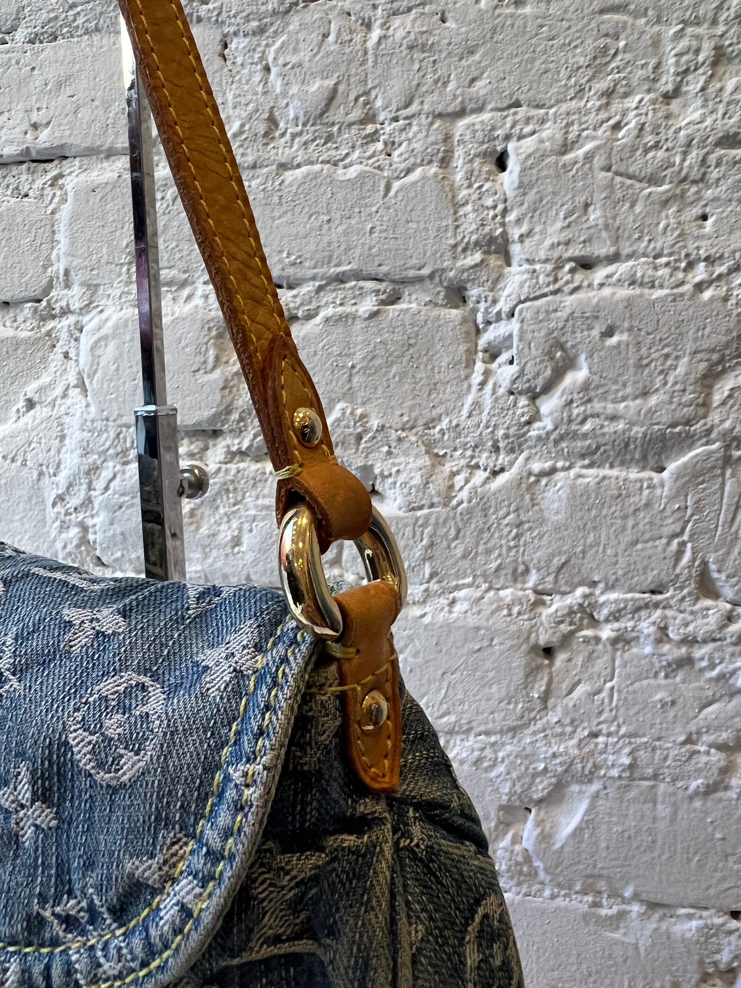 Louis Vuitton Denim Pleaty Bag