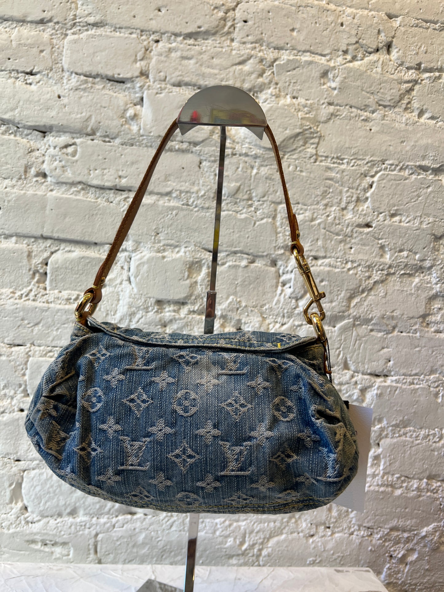 Louis Vuitton Denim Pleaty Bag