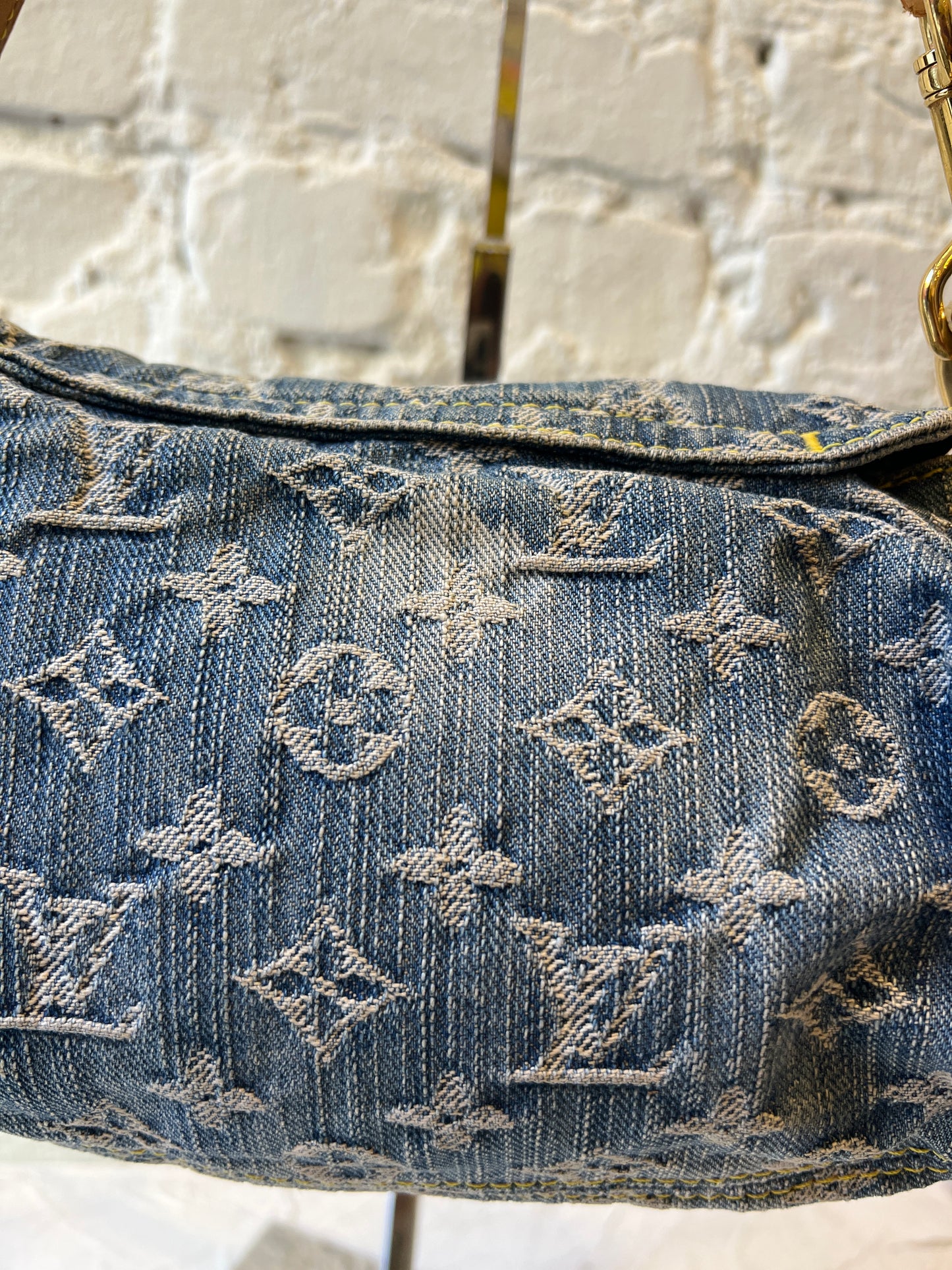 Louis Vuitton Denim Pleaty Bag