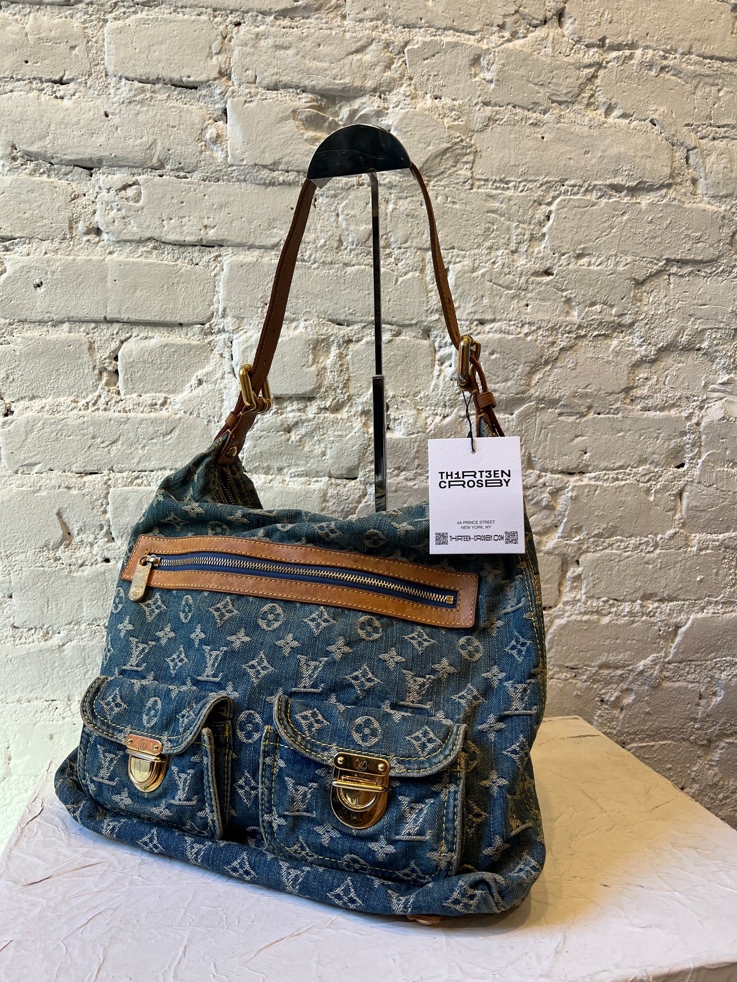 Vintage Louis Vuitton Denim Baggy GM Shoulder Bag
