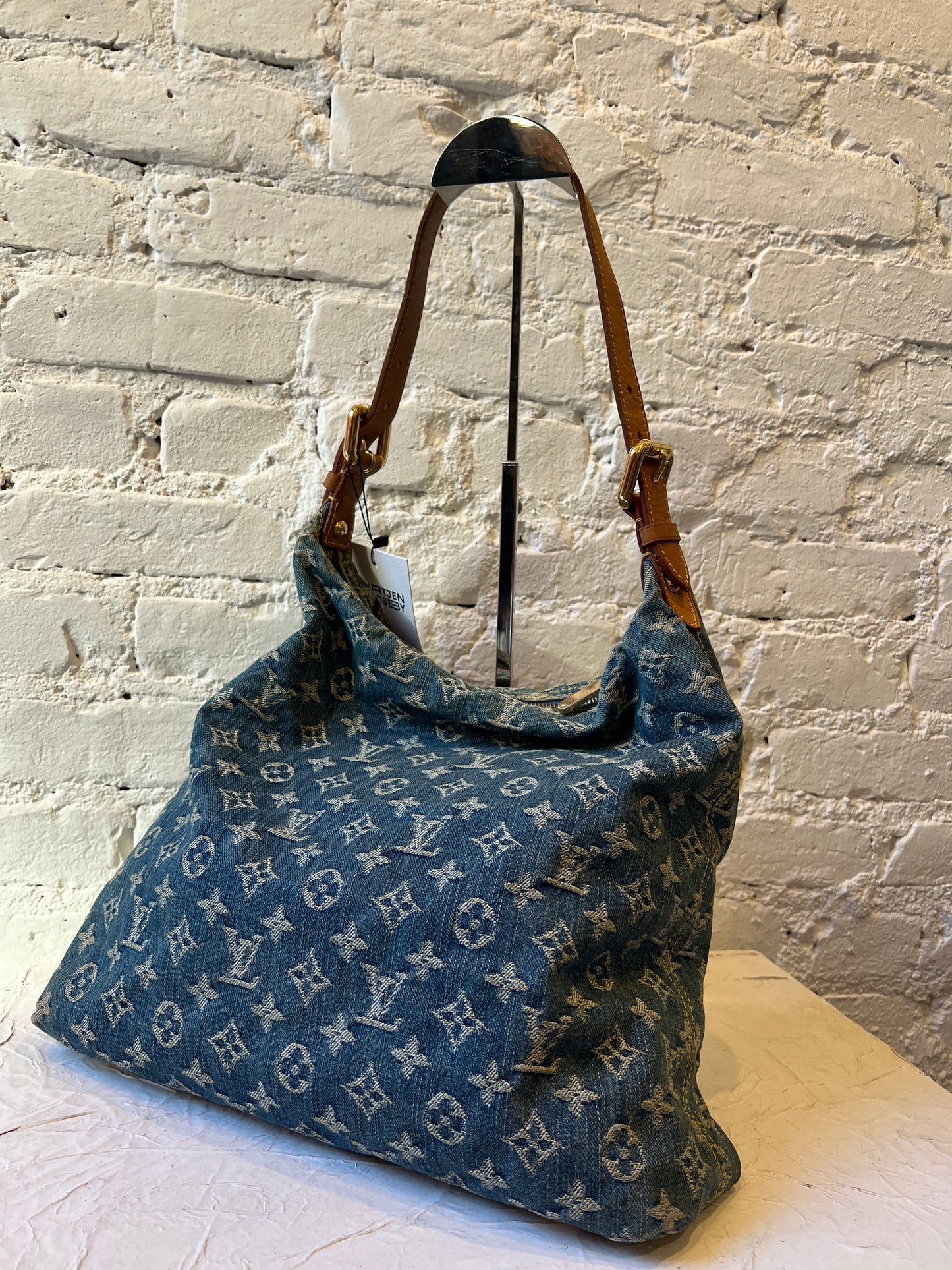 Vintage Louis Vuitton Denim Baggy GM Shoulder Bag