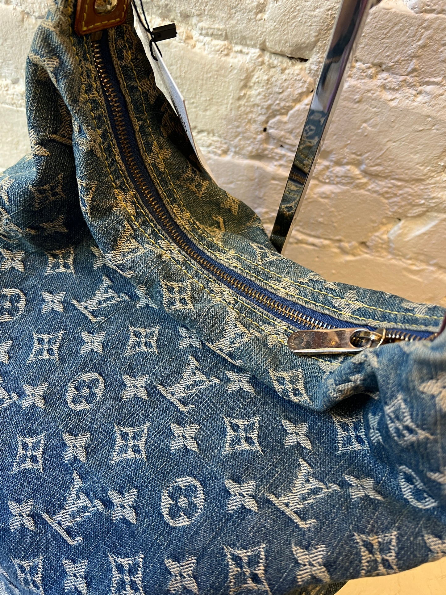 Vintage Louis Vuitton Denim Baggy GM Shoulder Bag