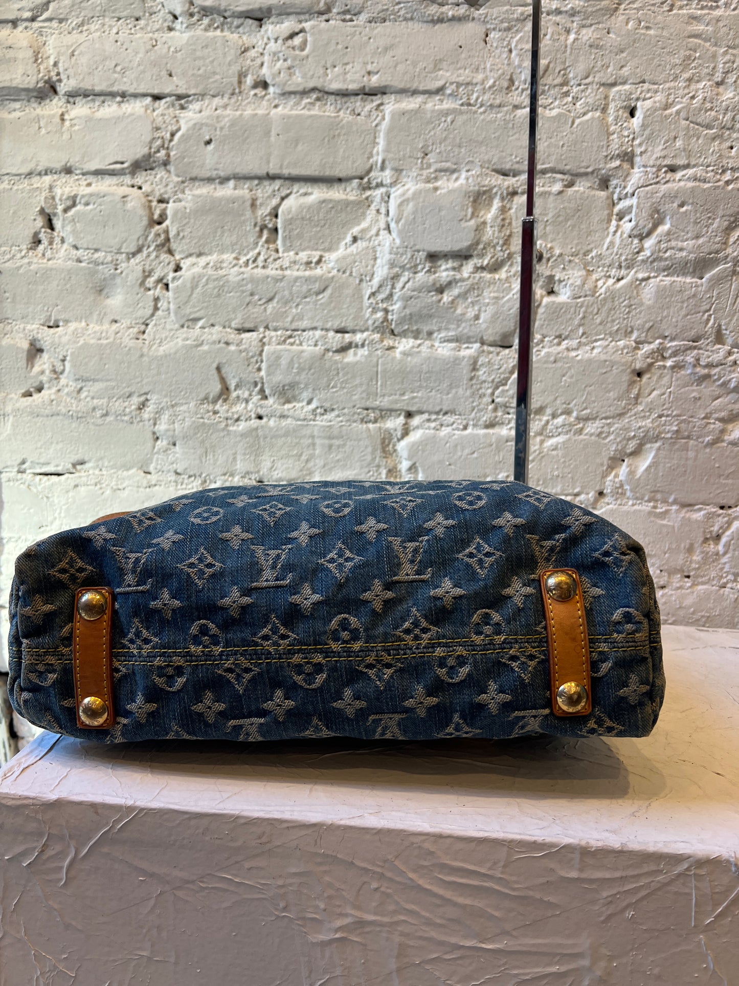 Vintage Louis Vuitton Denim Baggy GM Shoulder Bag