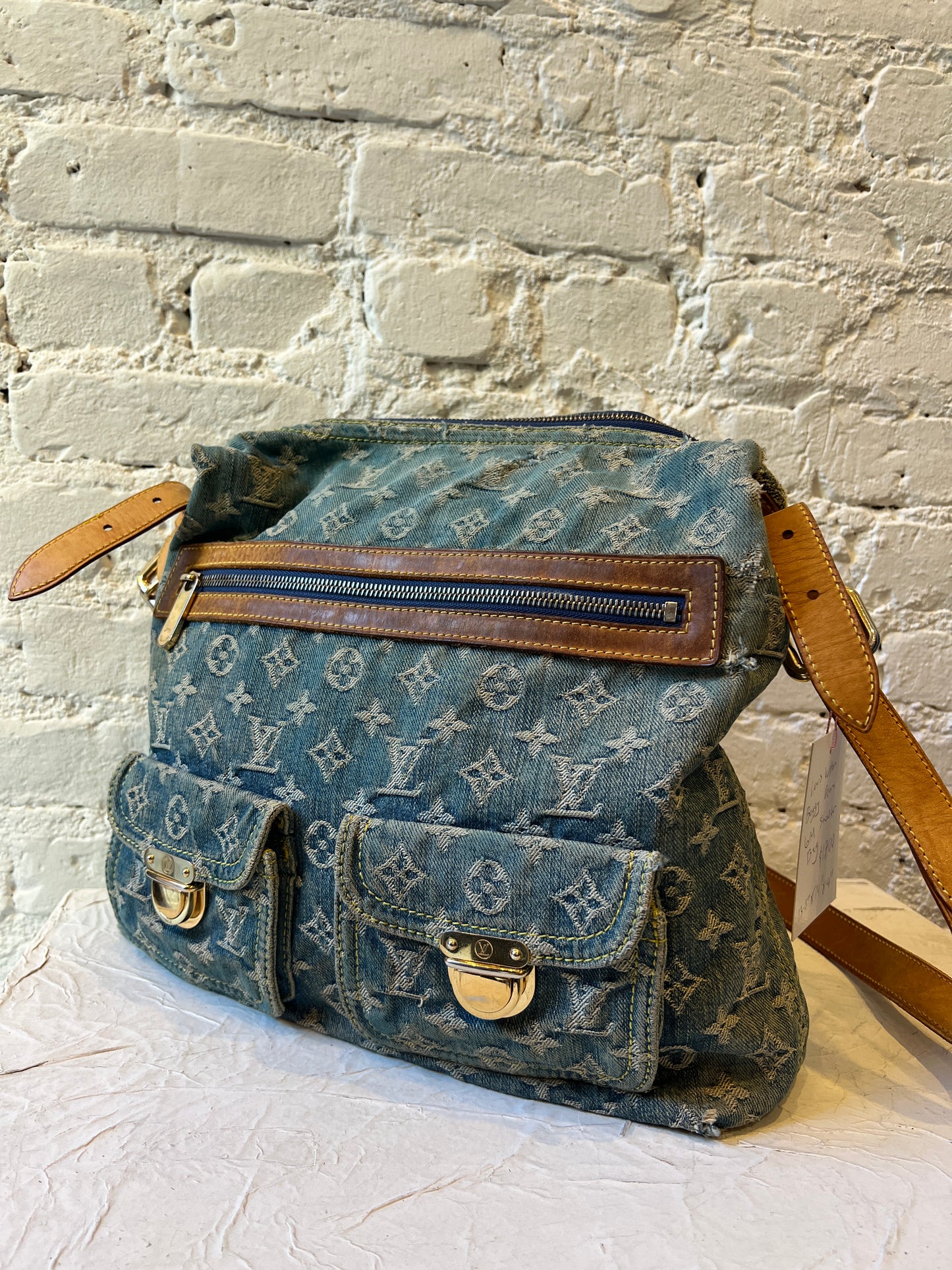 Vintage Louis Vuitton Denim Baggy GM Shoulder Bag
