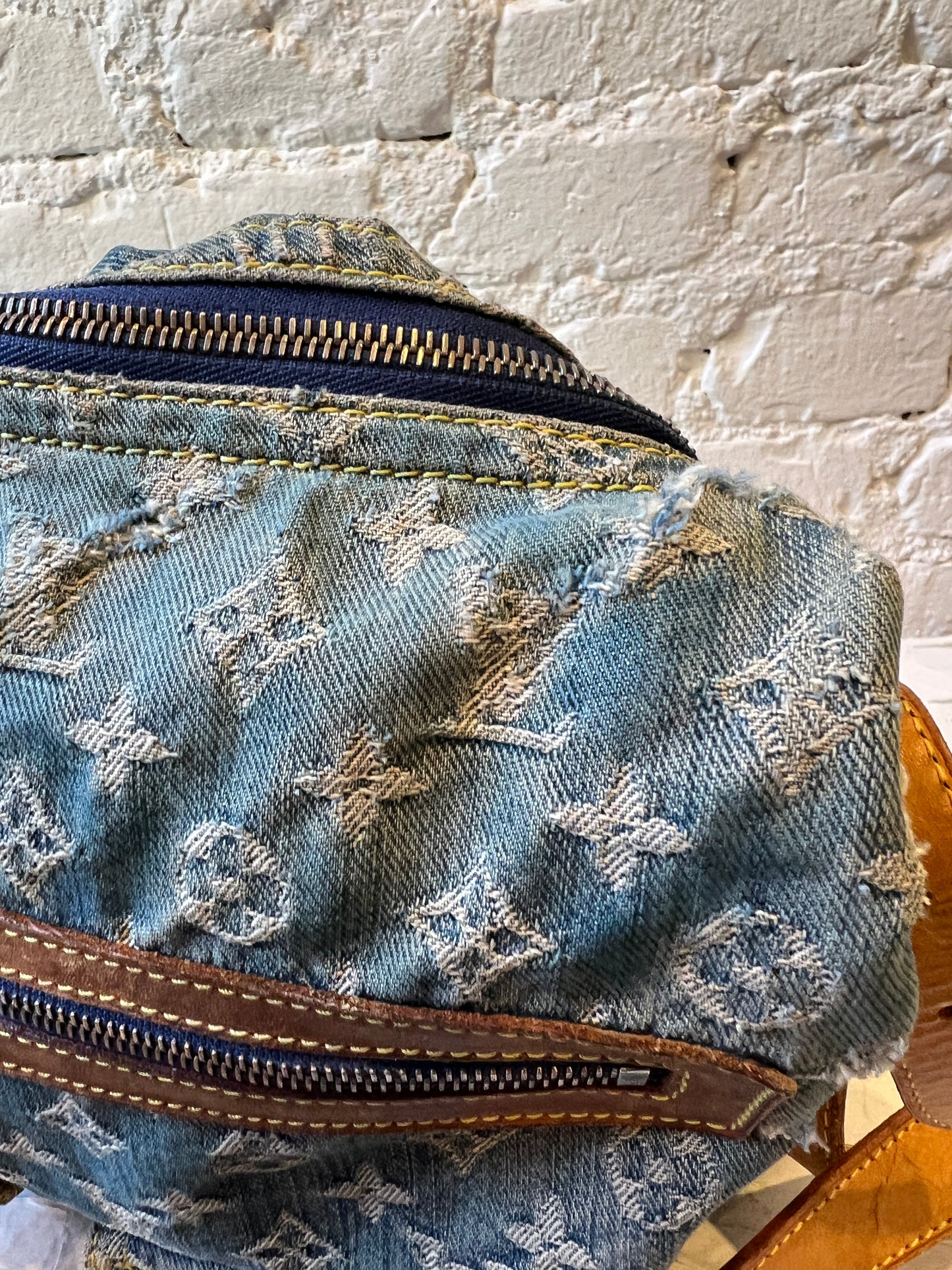 Vintage Louis Vuitton Denim Baggy GM Shoulder Bag
