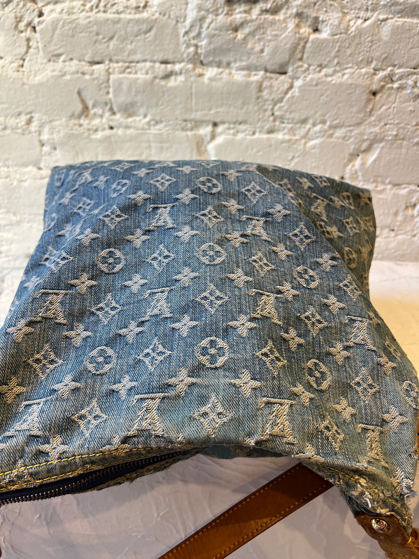 Vintage Louis Vuitton Denim Baggy GM Shoulder Bag