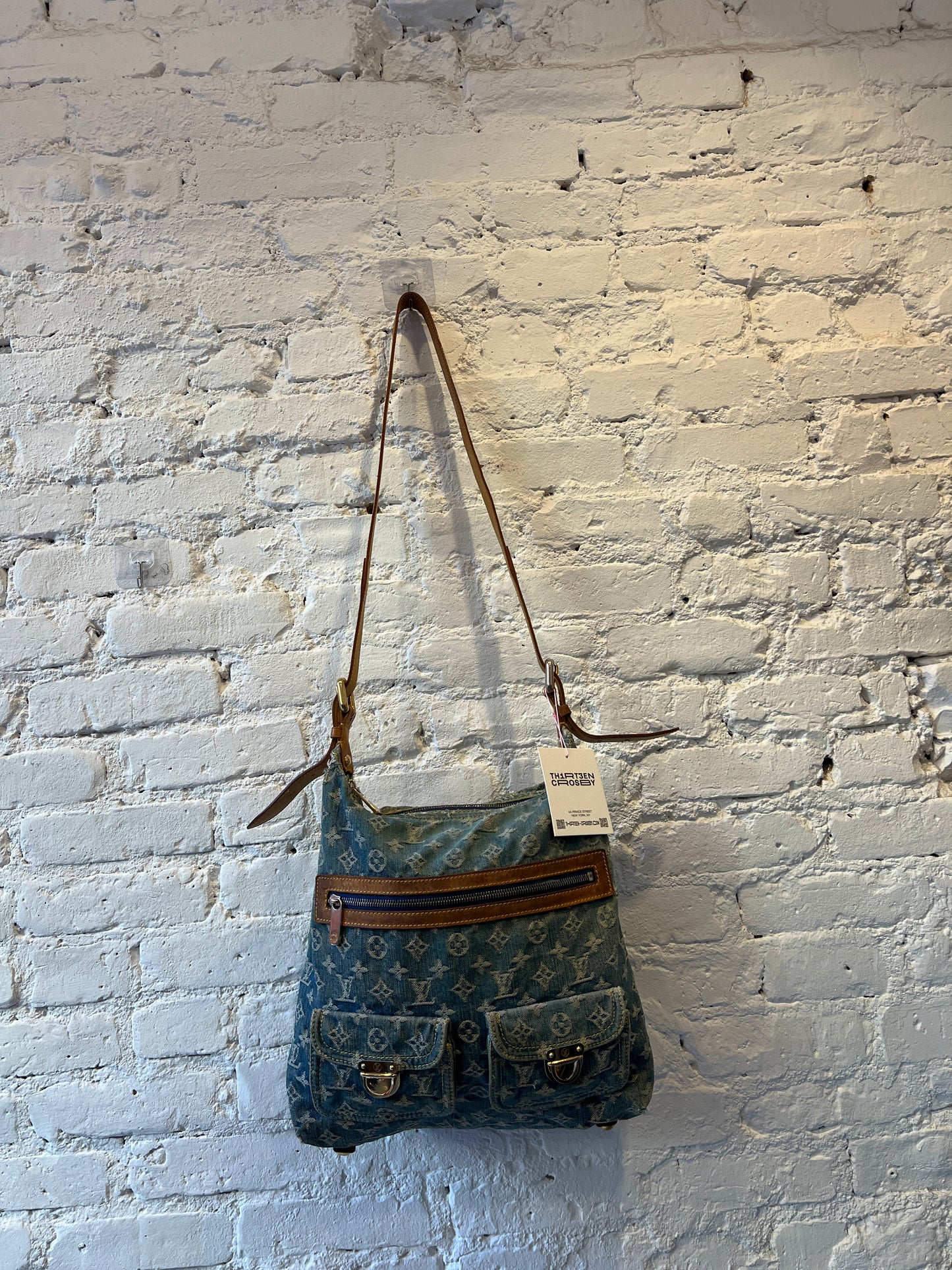 Vintage Louis Vuitton Denim Baggy GM Shoulder Bag