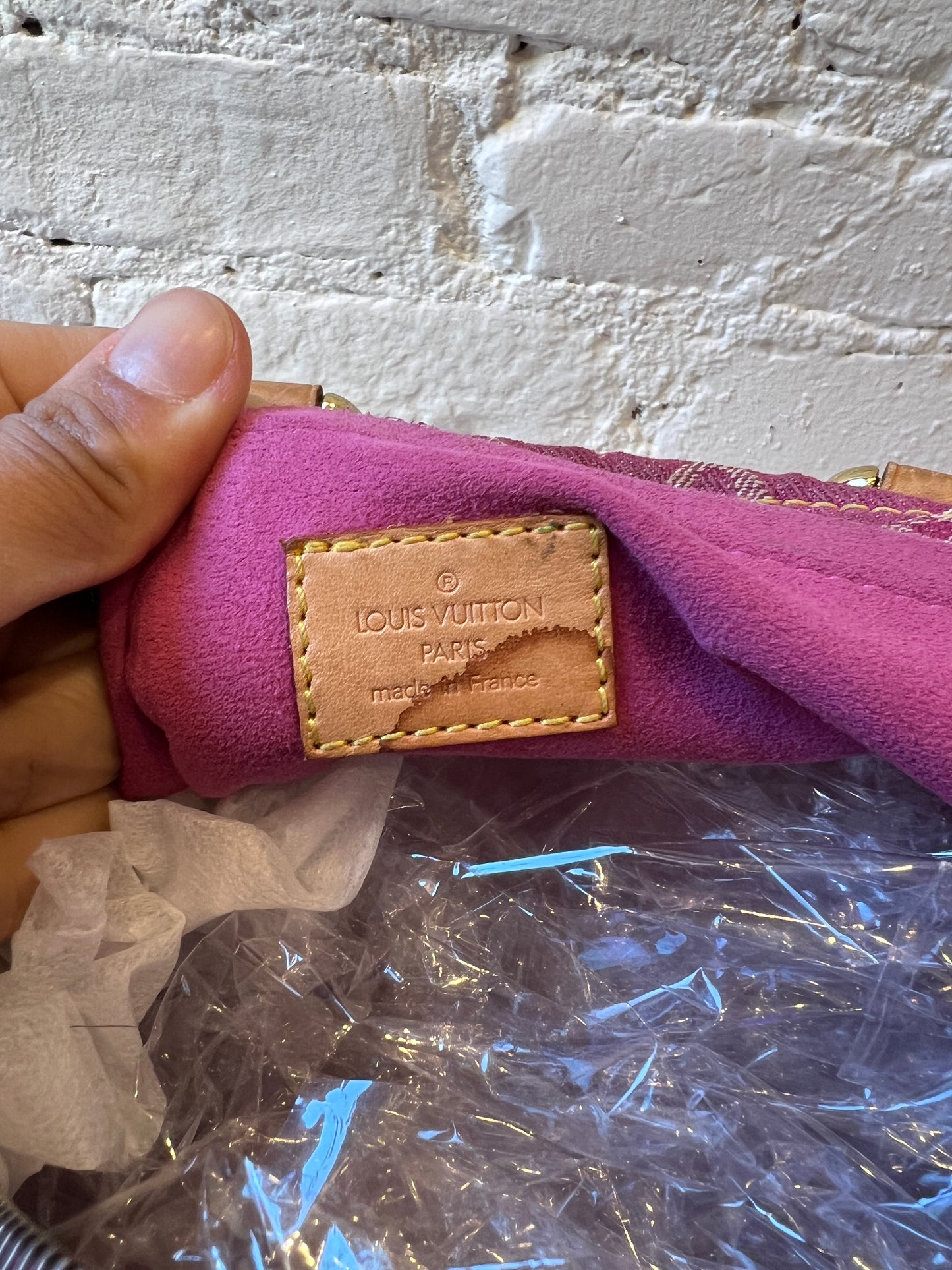 Vintage Louis Vuitton Pink Denim Speedy