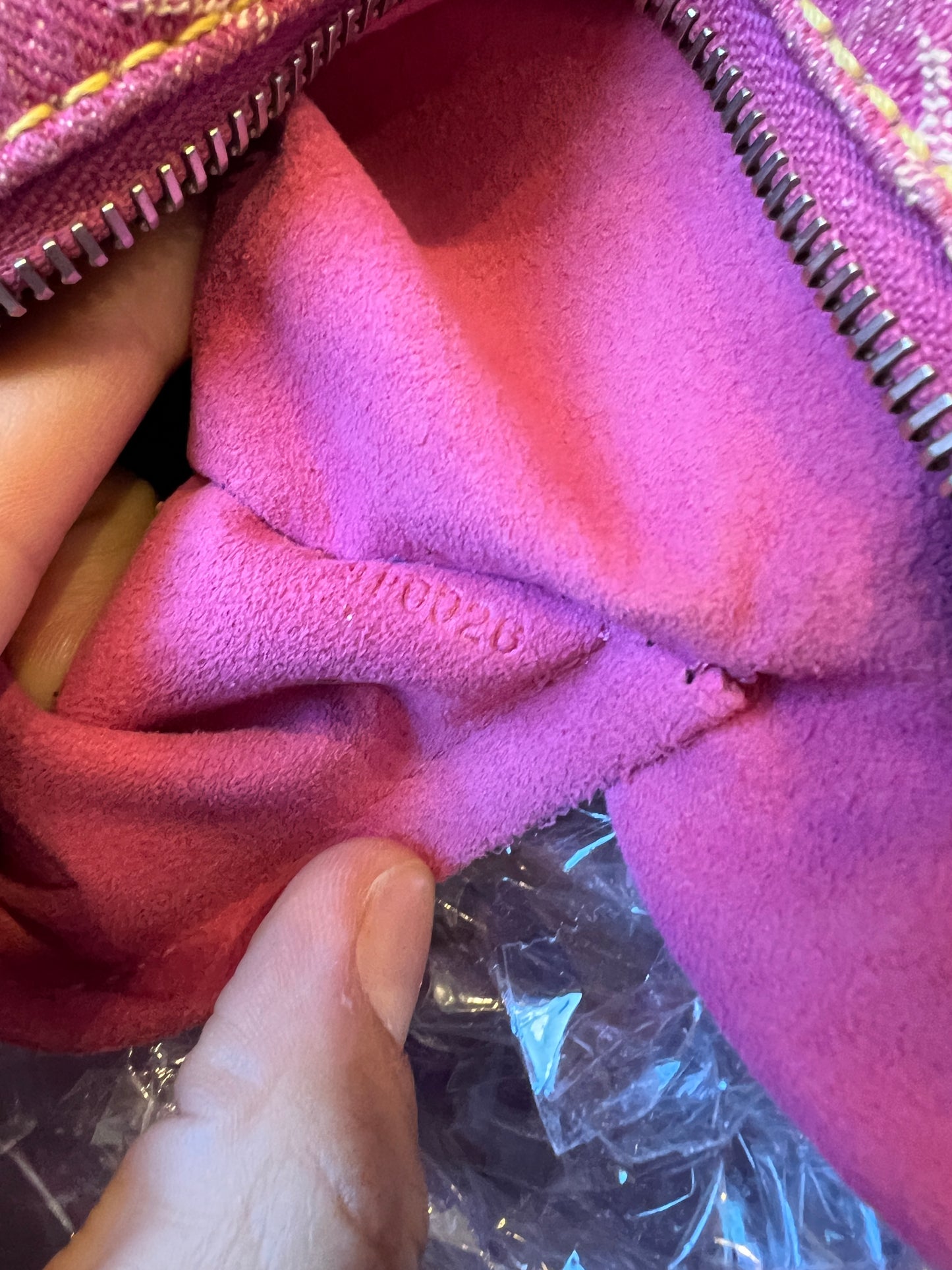 Vintage Louis Vuitton Pink Denim Speedy