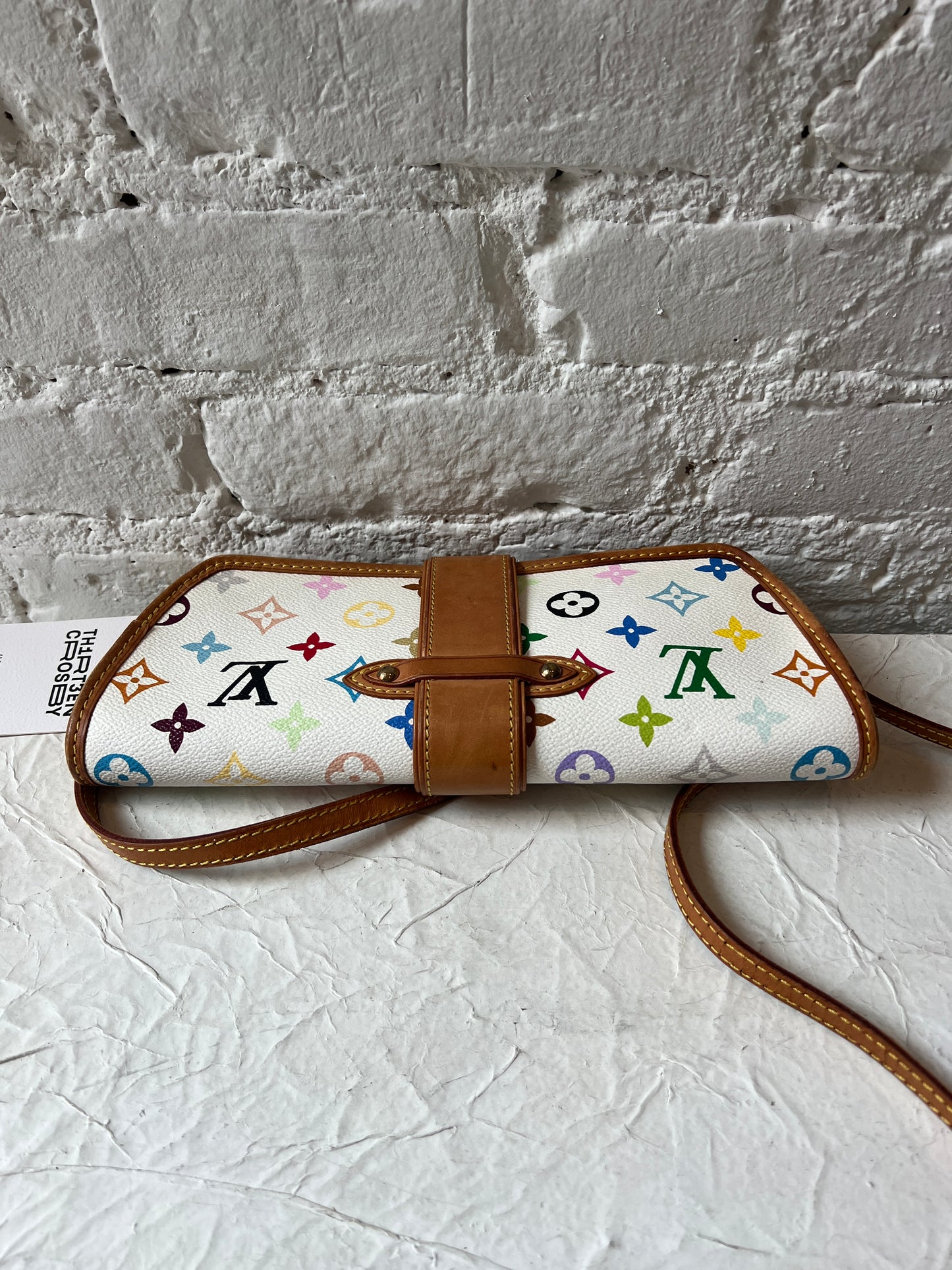 Vintage Louis Vuitton Shirley Bag in White Multicolor