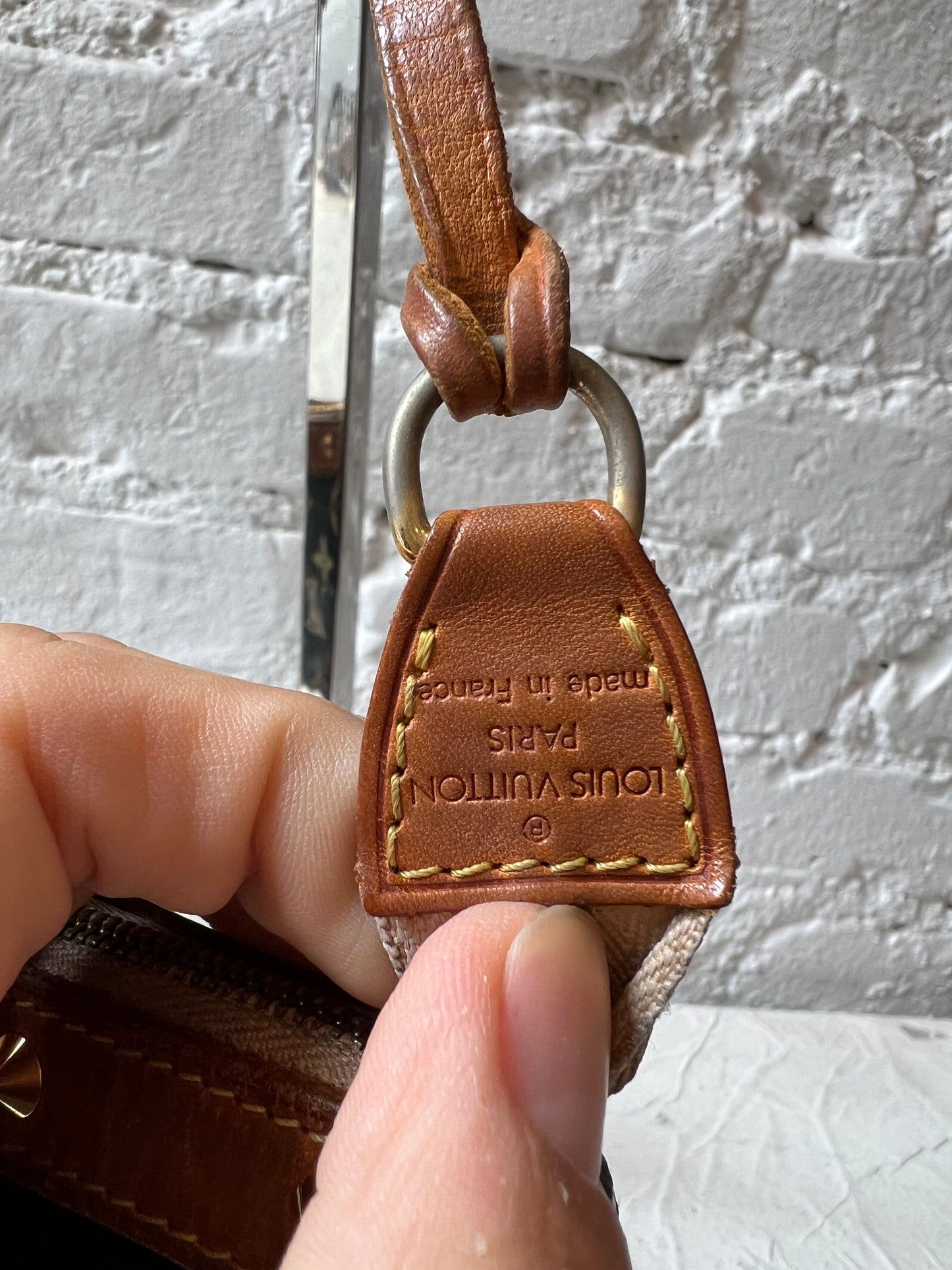 Vintage Louis Vuitton Murakami Pochette in Black