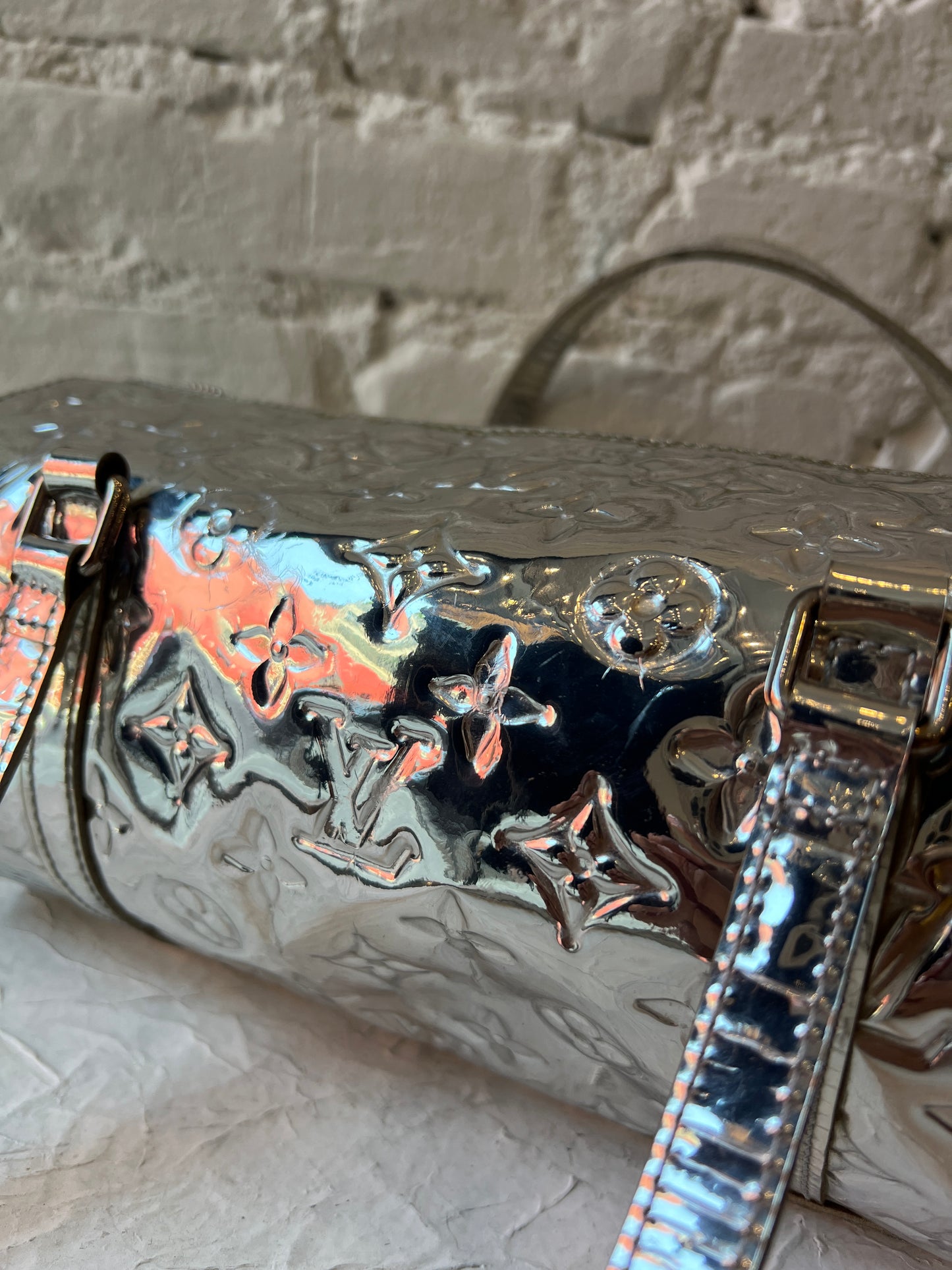 Louis Vuitton Monogram Papillon in Mirror Silver