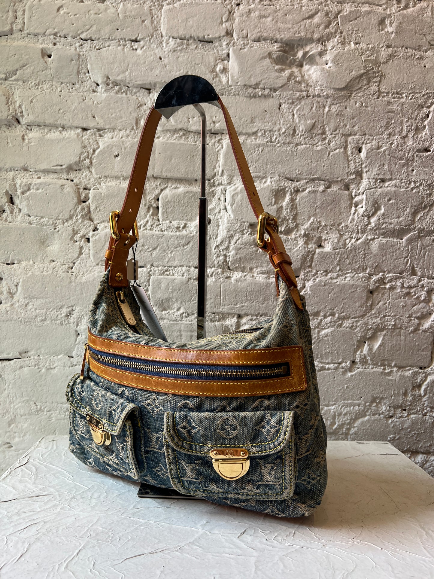 Louis Vuitton Denim Baggy PM Shoulder Bag