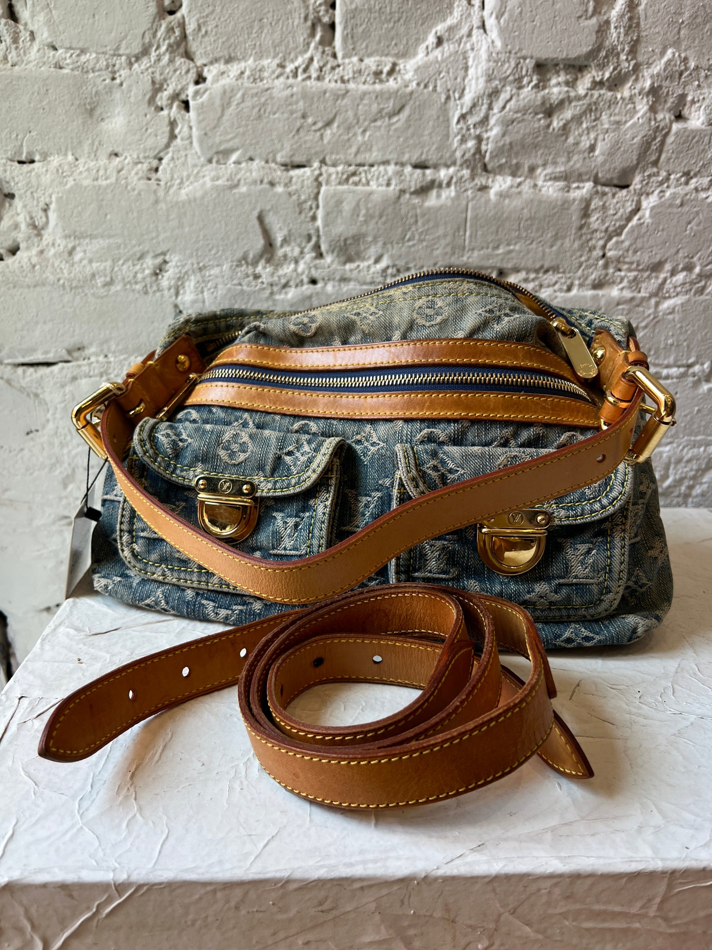 Louis Vuitton Denim Baggy PM Shoulder Bag