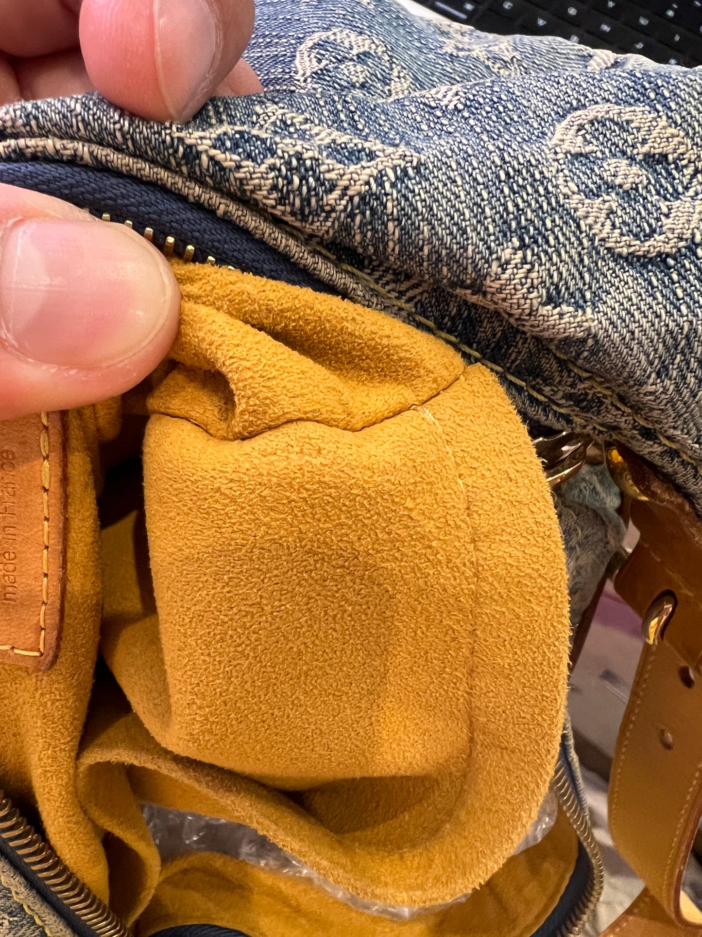 Louis Vuitton Denim Baggy PM Shoulder Bag