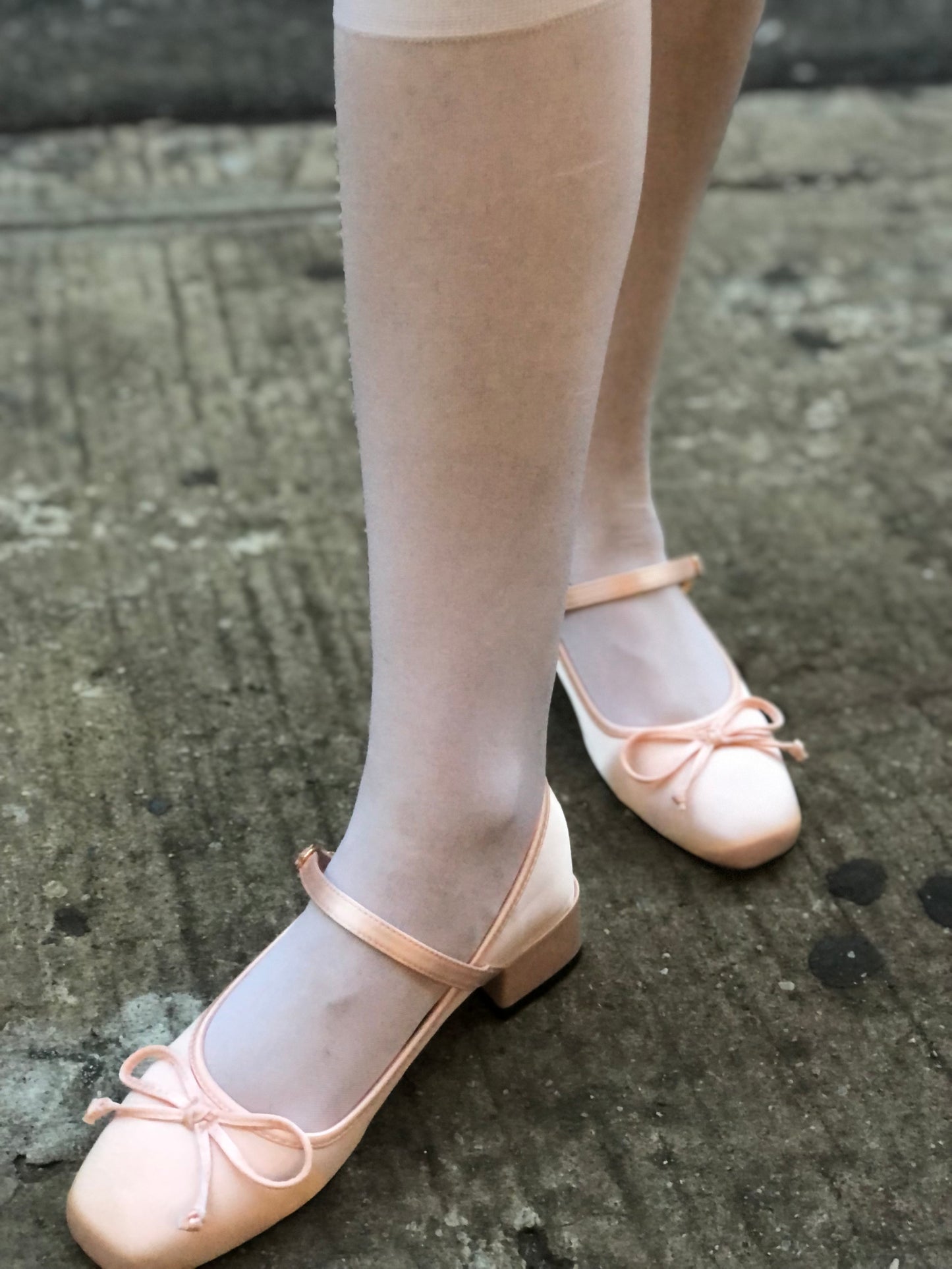 Pink Ballet Shoes with Heel