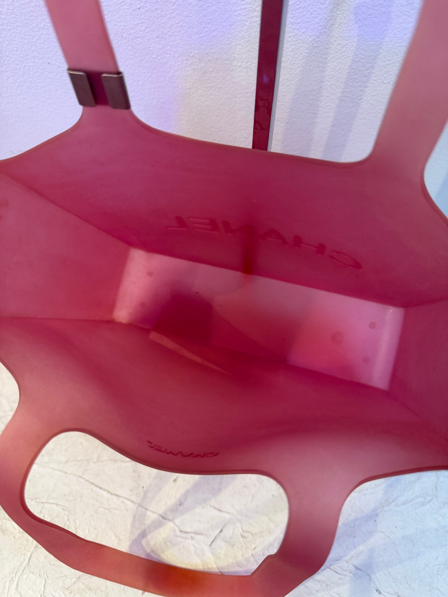Chanel Pink Jelly Tote