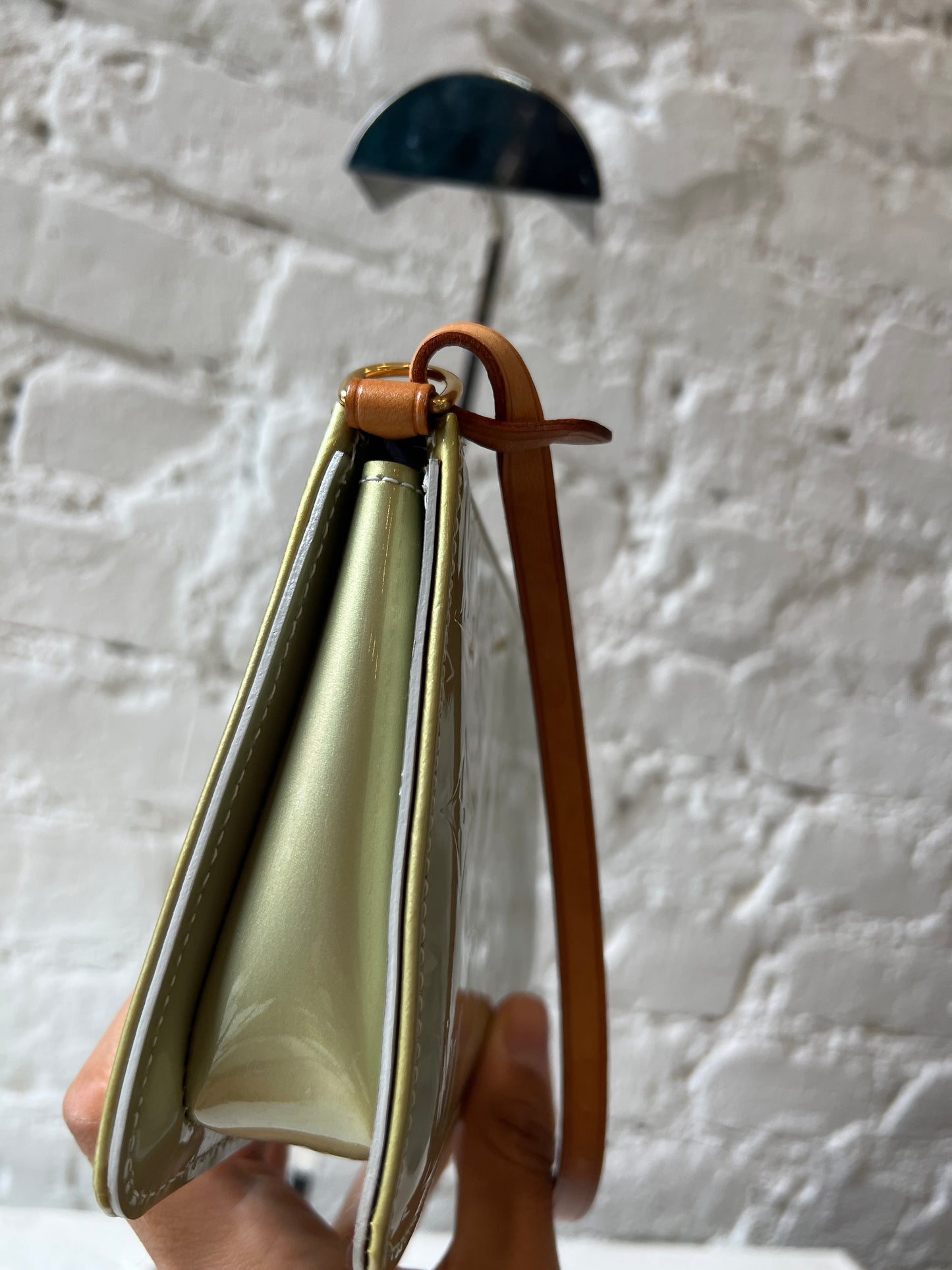 Louis Vuitton Vernis Pochette Light Green