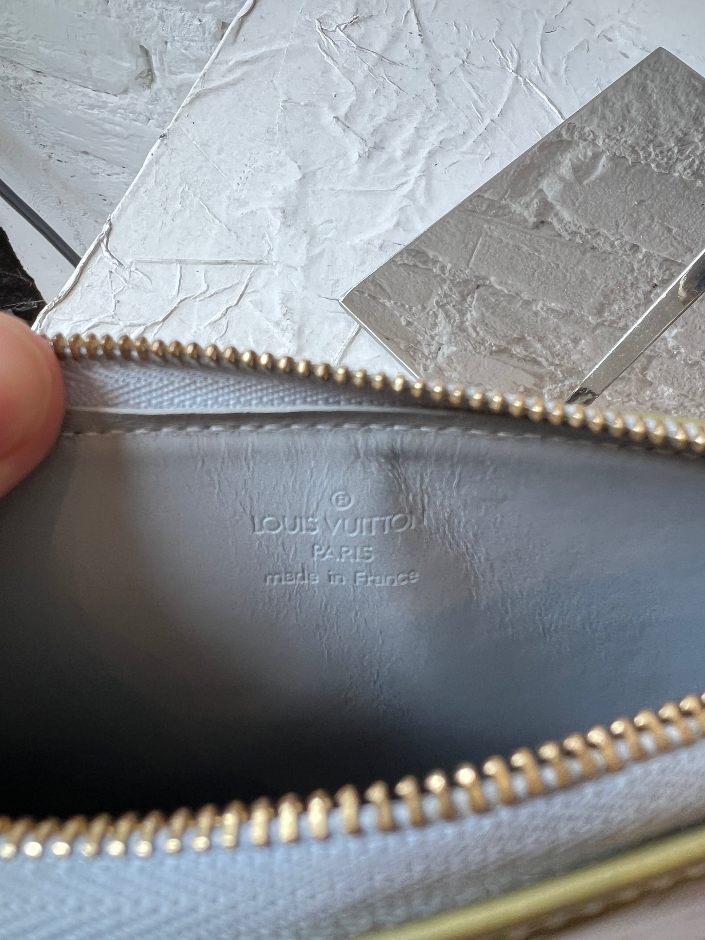 Louis Vuitton Vernis Pochette Light Green