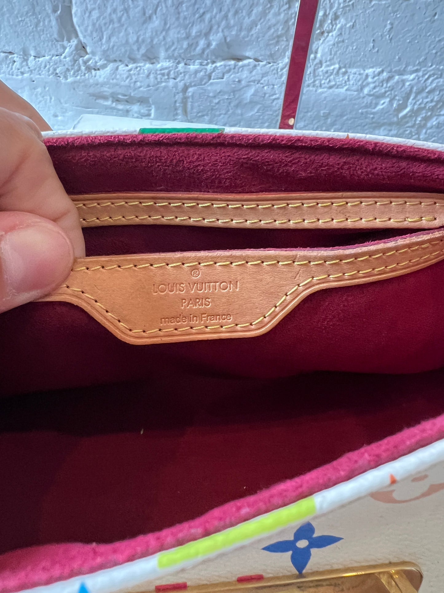 Louis Vuitton White Multicolor Murakami Marilyn Shoulder Bag