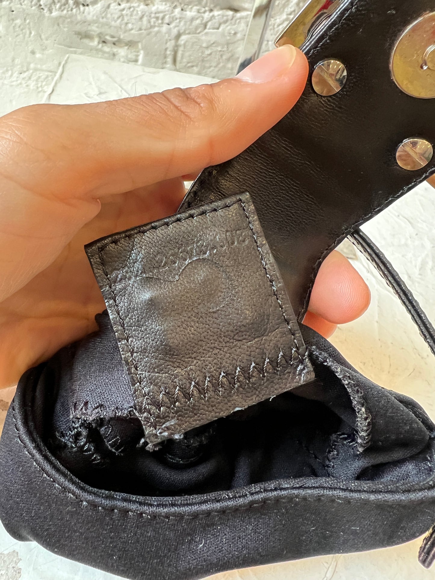 Fendi Micro Croissant Bag – Black Neoprene