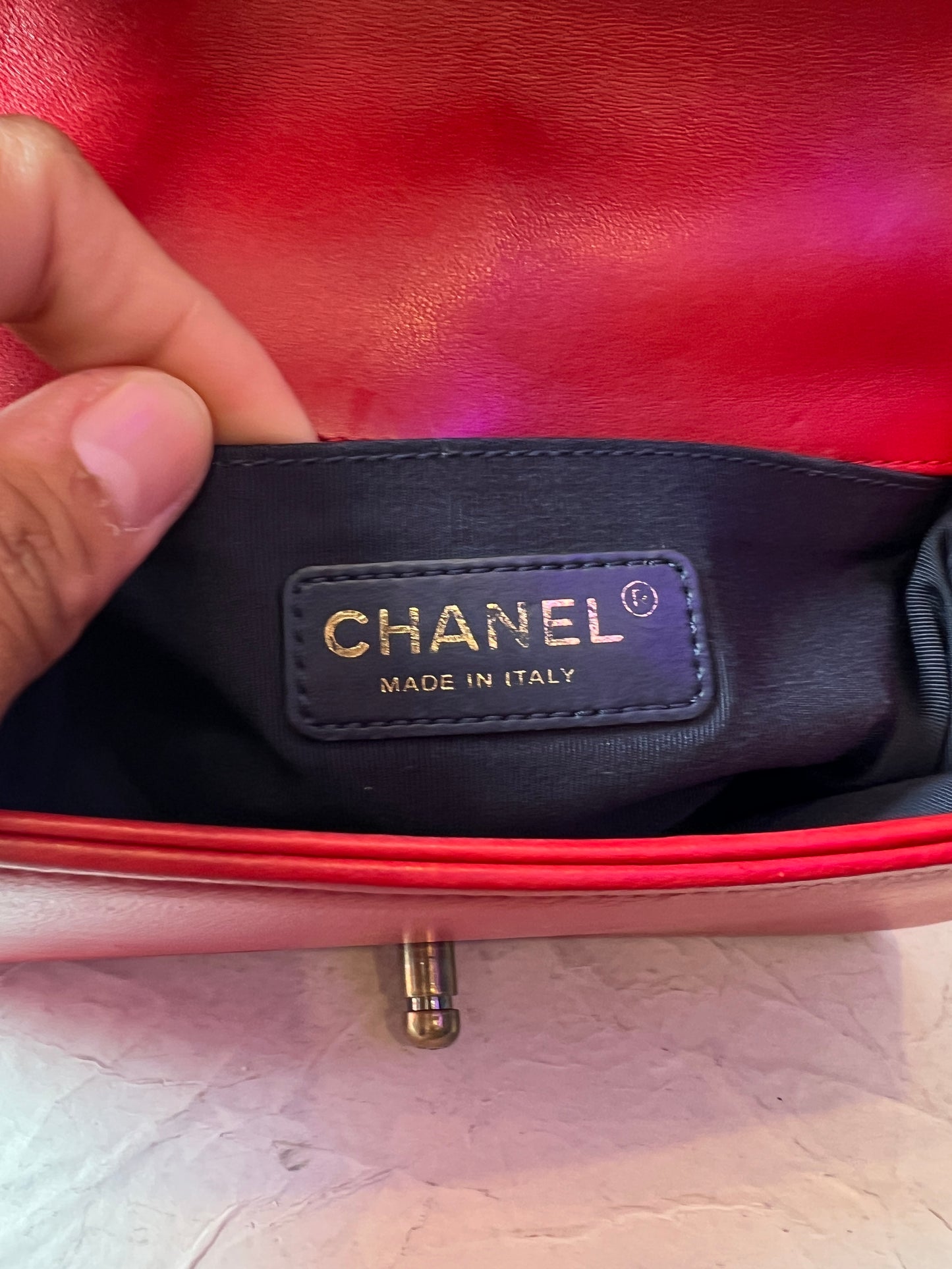 Chanel Boy Bag Paris-Edinburgh – Small Red Tartan Velvet