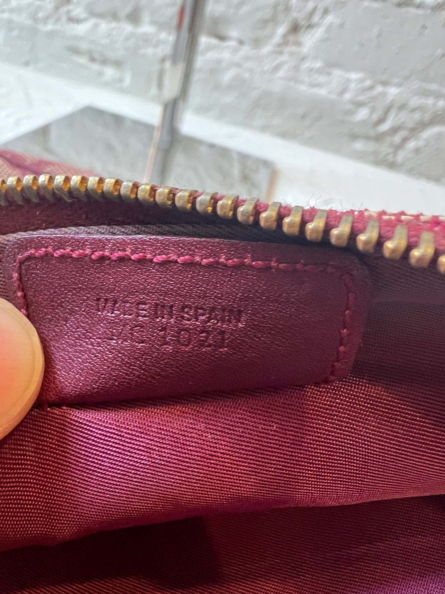 Christian Dior Red Trotter Saddle Bag