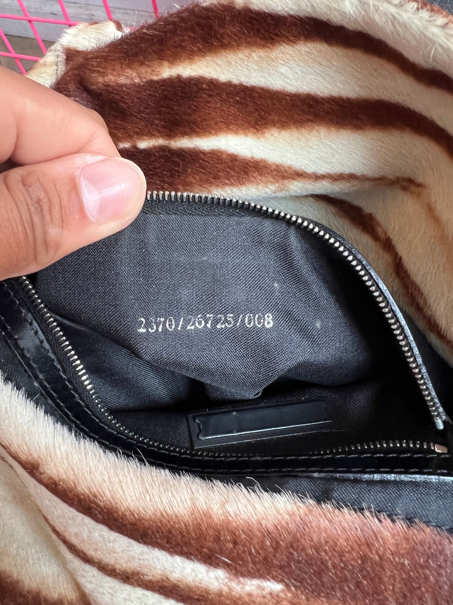 Fendi Baguette in Pony Hair