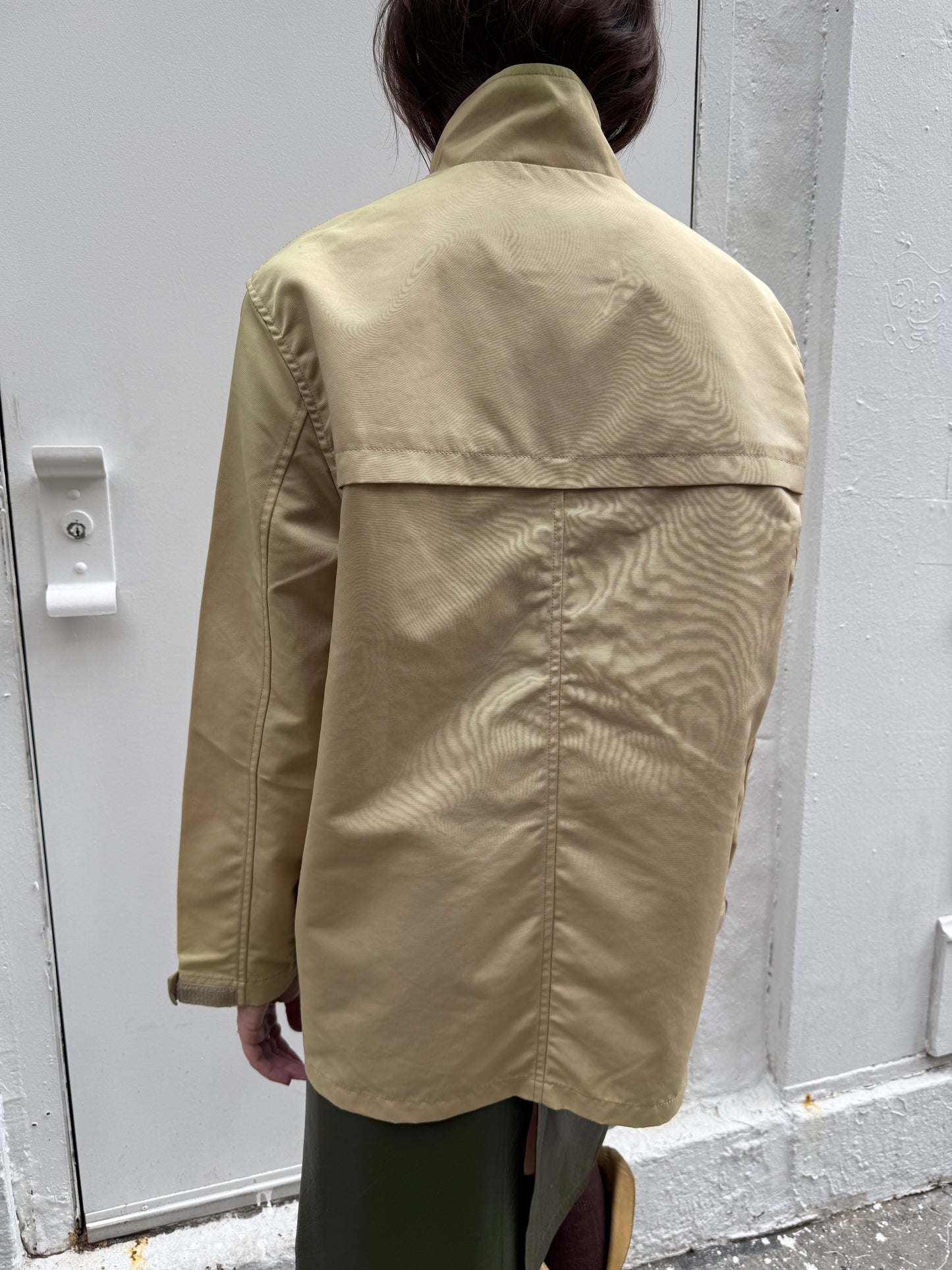 BAPE Y2K Khaki Logo Lightweight Jacket