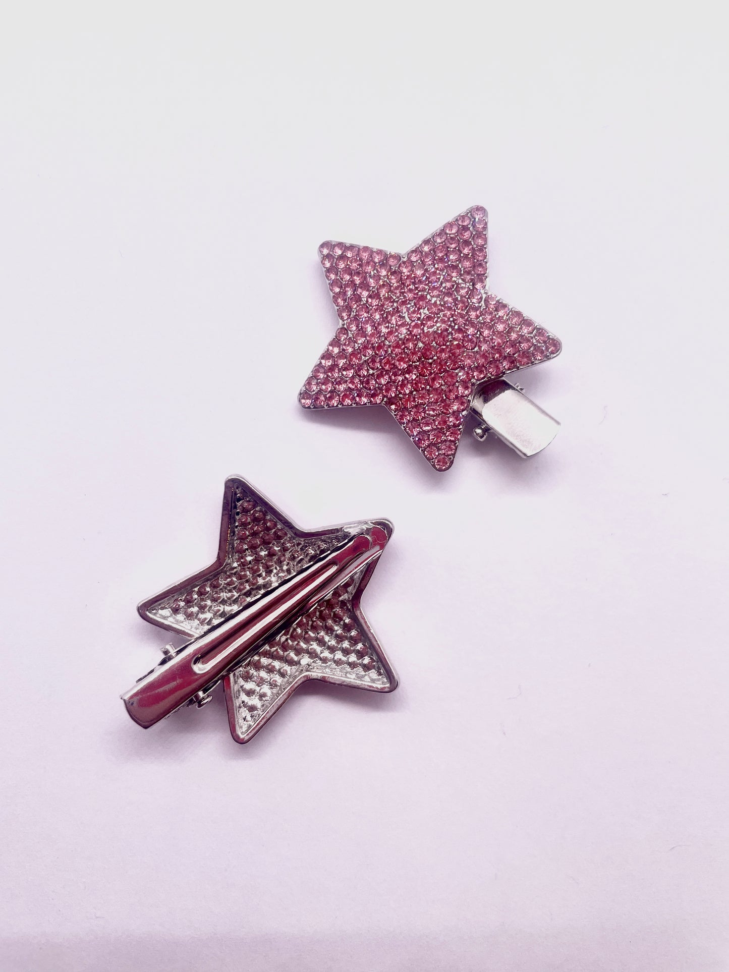 Bejeweled Star Clips