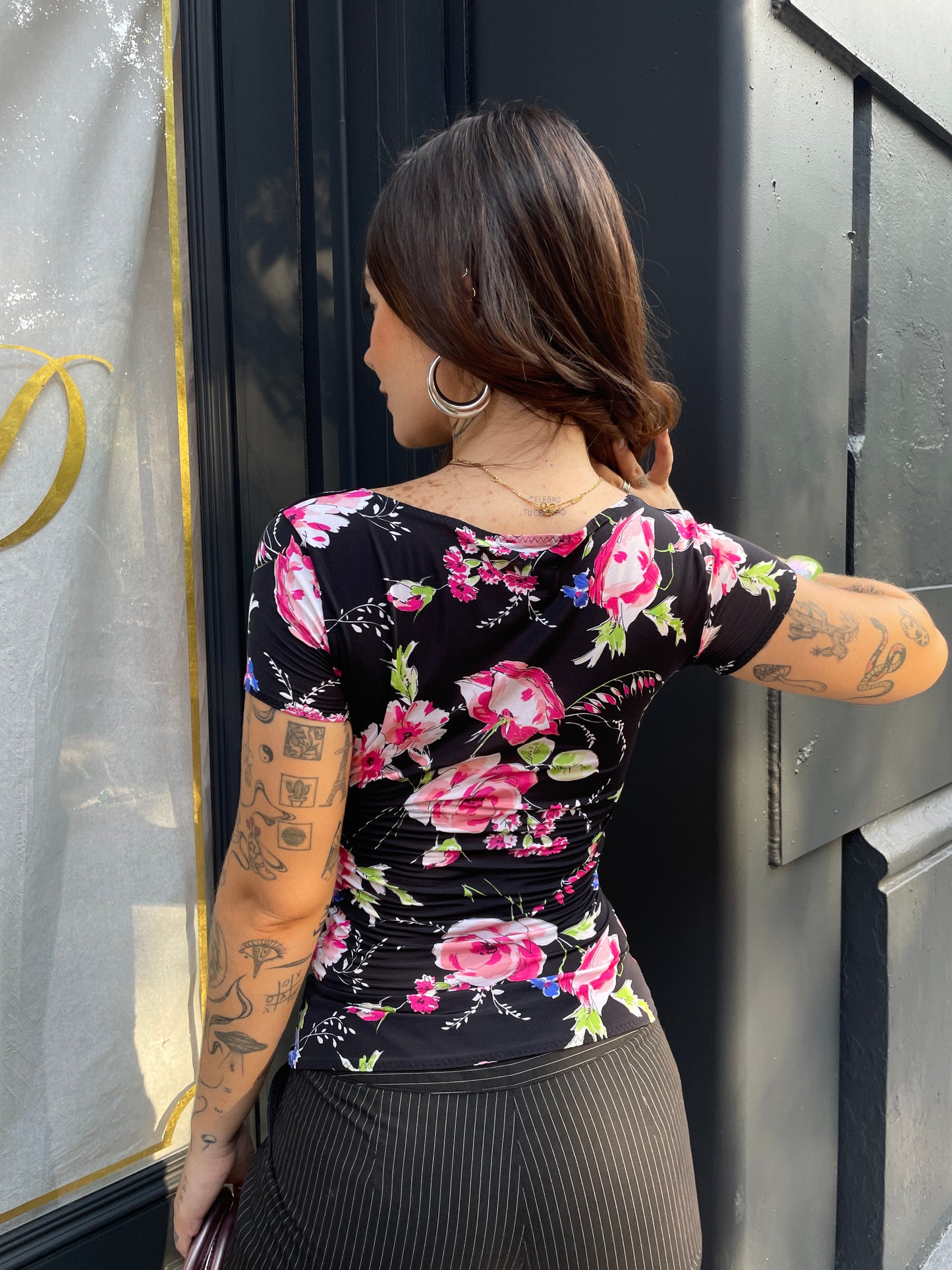 Dolce & Gabbana Underwear Floral Sheer Top