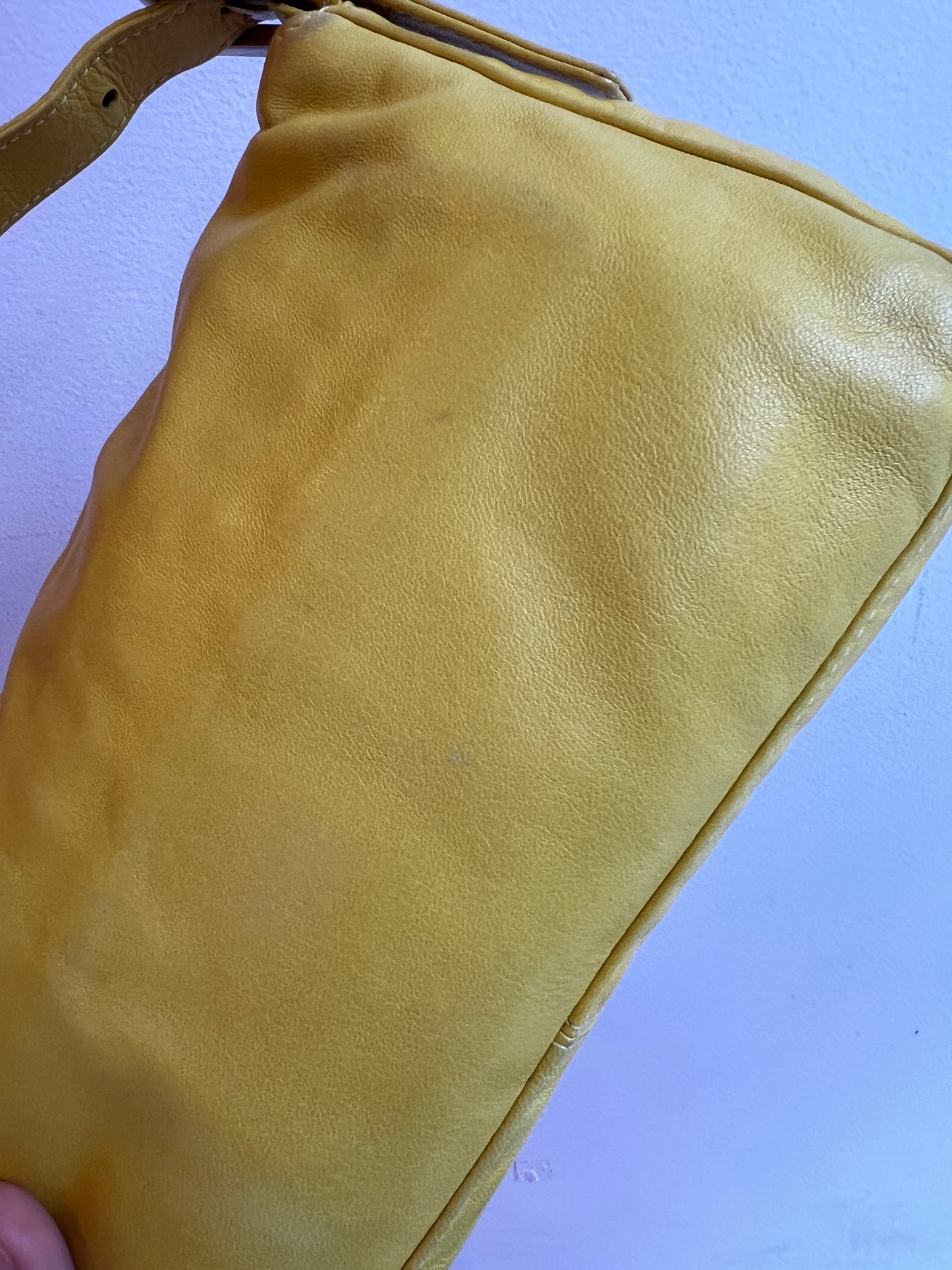 Fendi Baguette in Yellow and Green