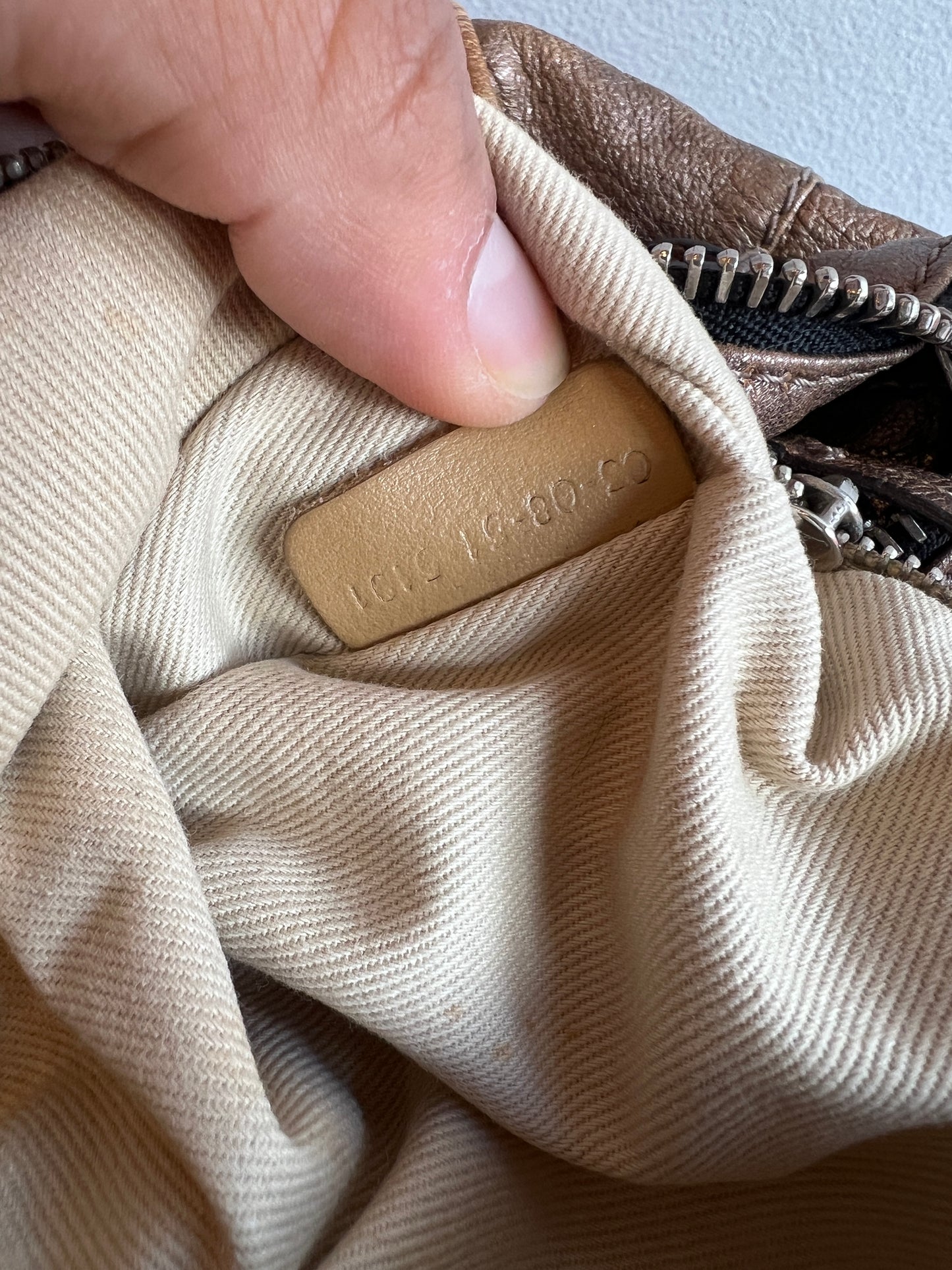 Chloé Paddington Bag in Metallic Brown