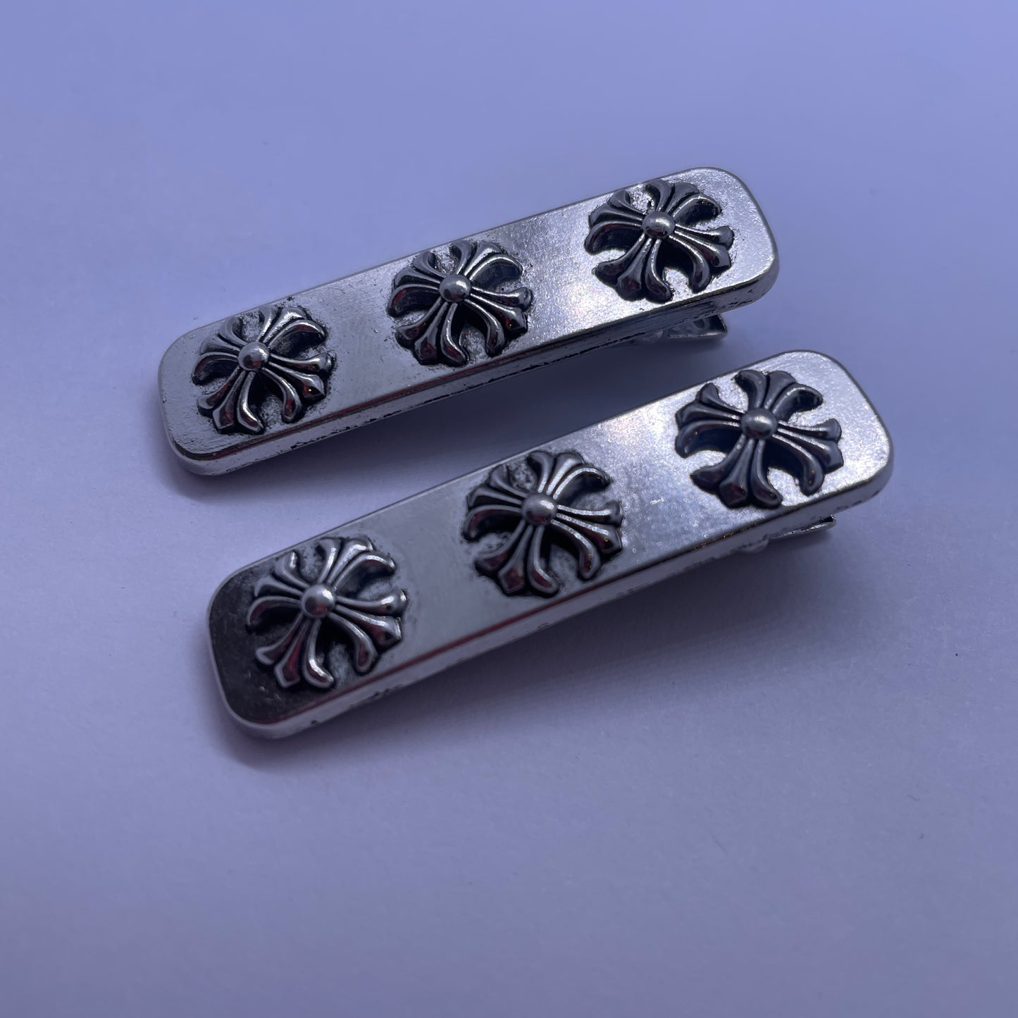 Chrome Hearts Cross Inspired Metal Hair Clip (1 clip)