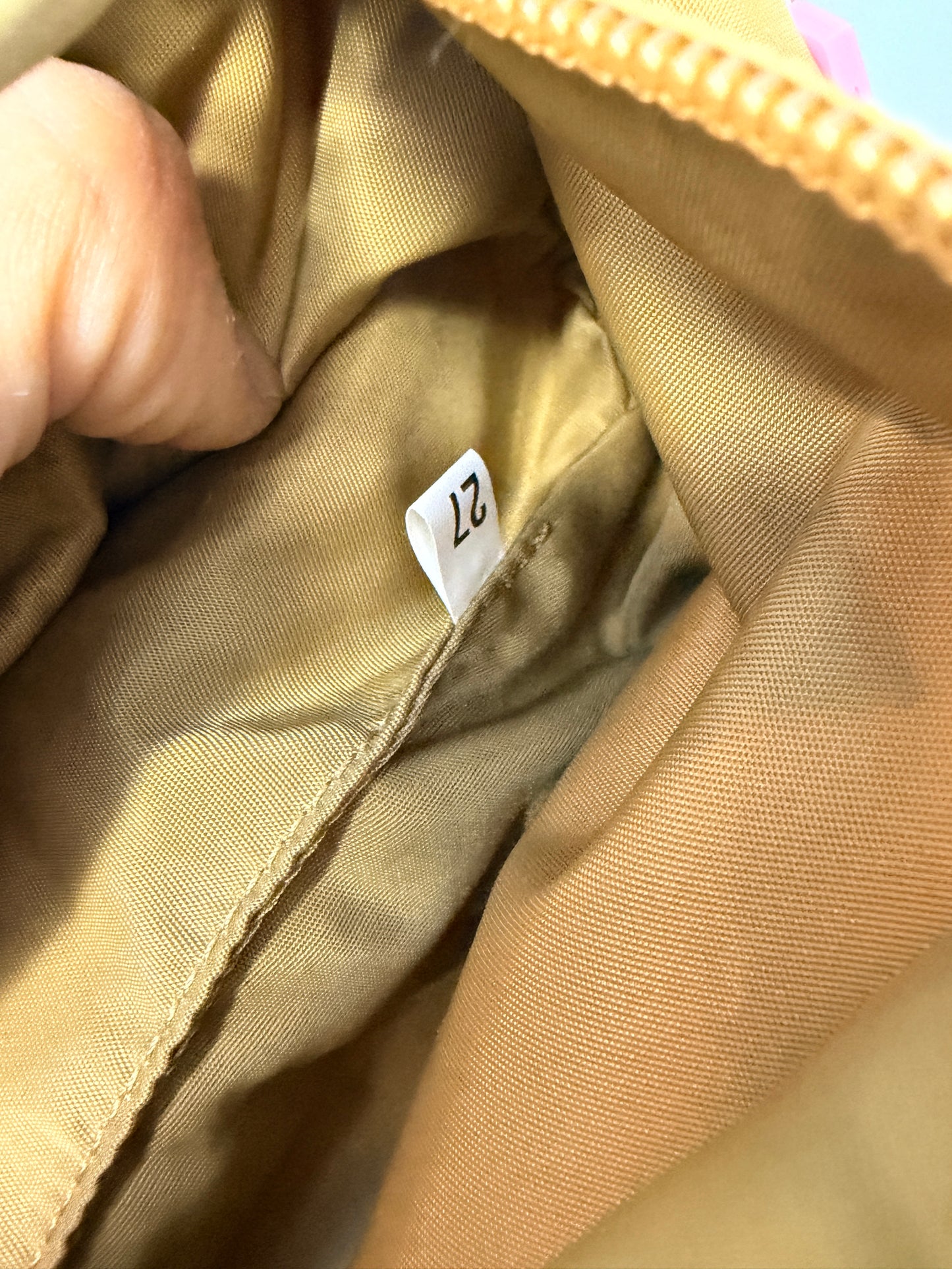 Prada Nylon Mini Shoulder Bag in Medium Brown