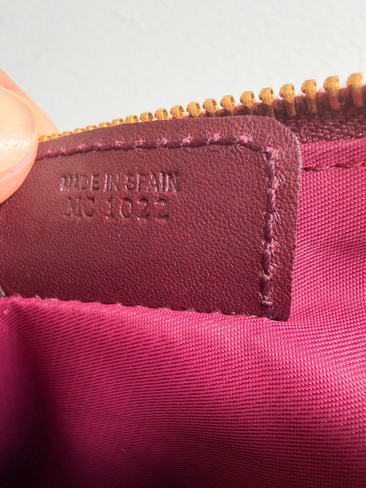 Christian Dior Burgundy Trotter Mini Saddle Bag
