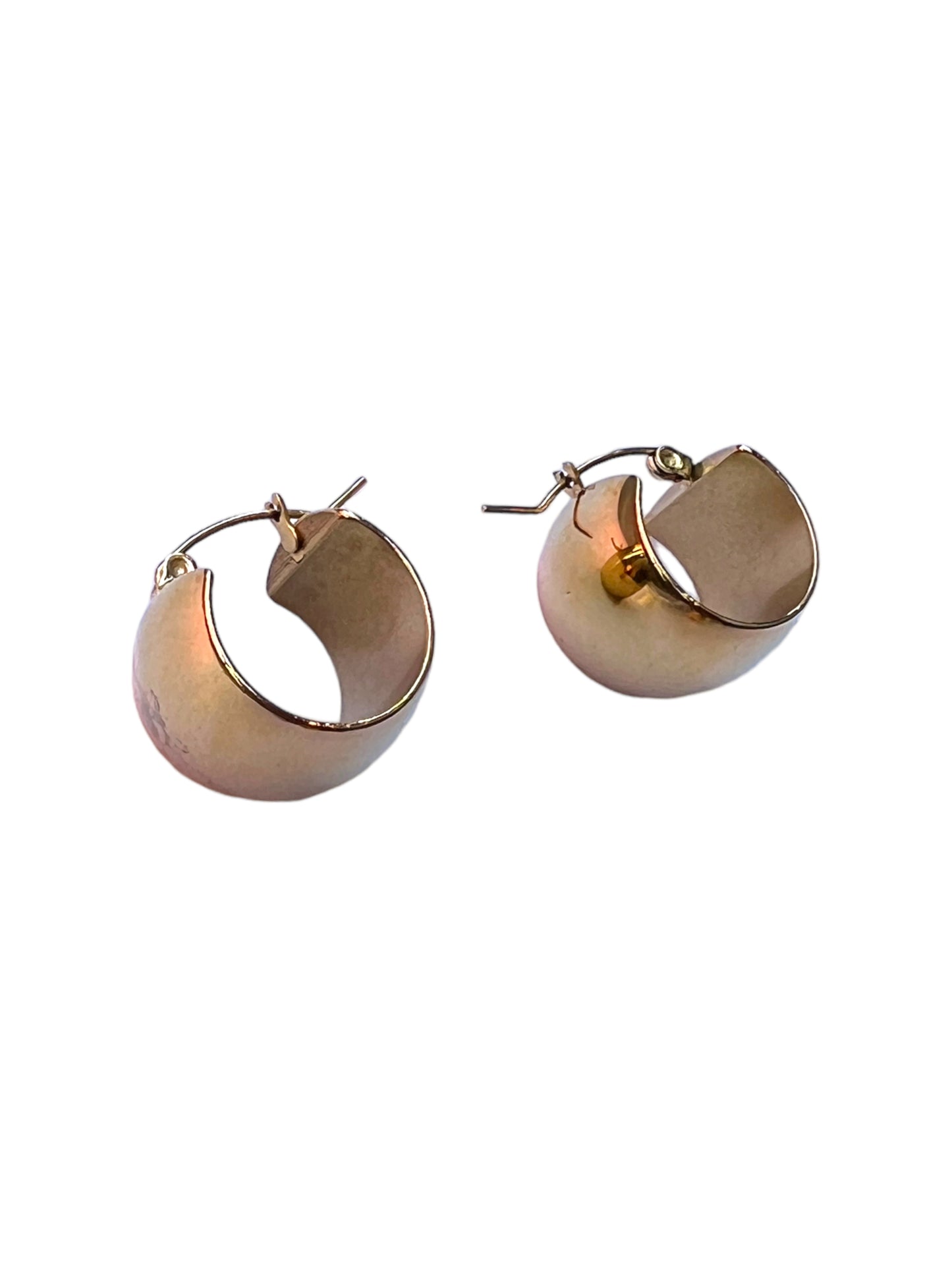 Thick Small Gold Hoops