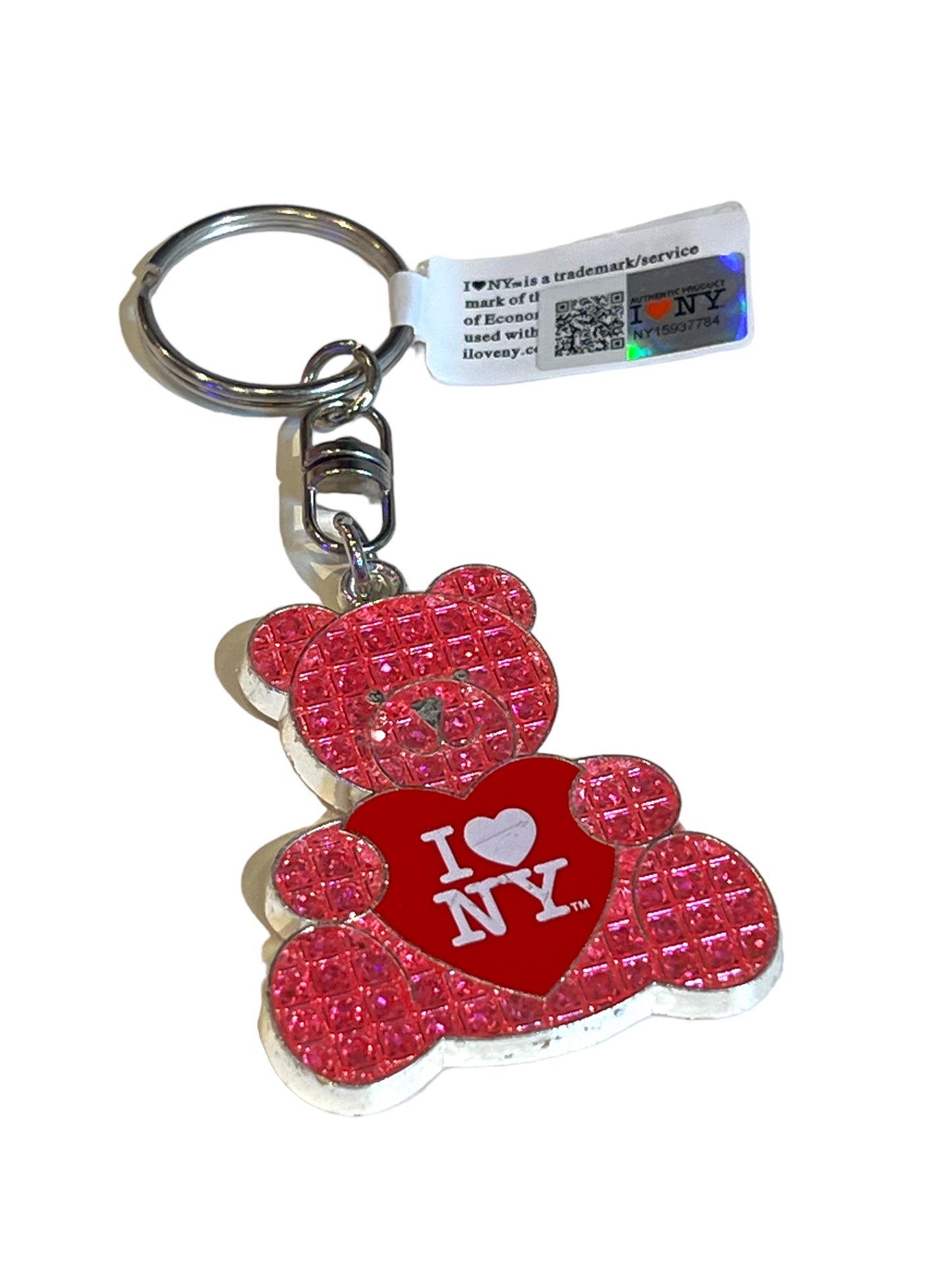 I Heart NY Rhinestone Teddy Bear