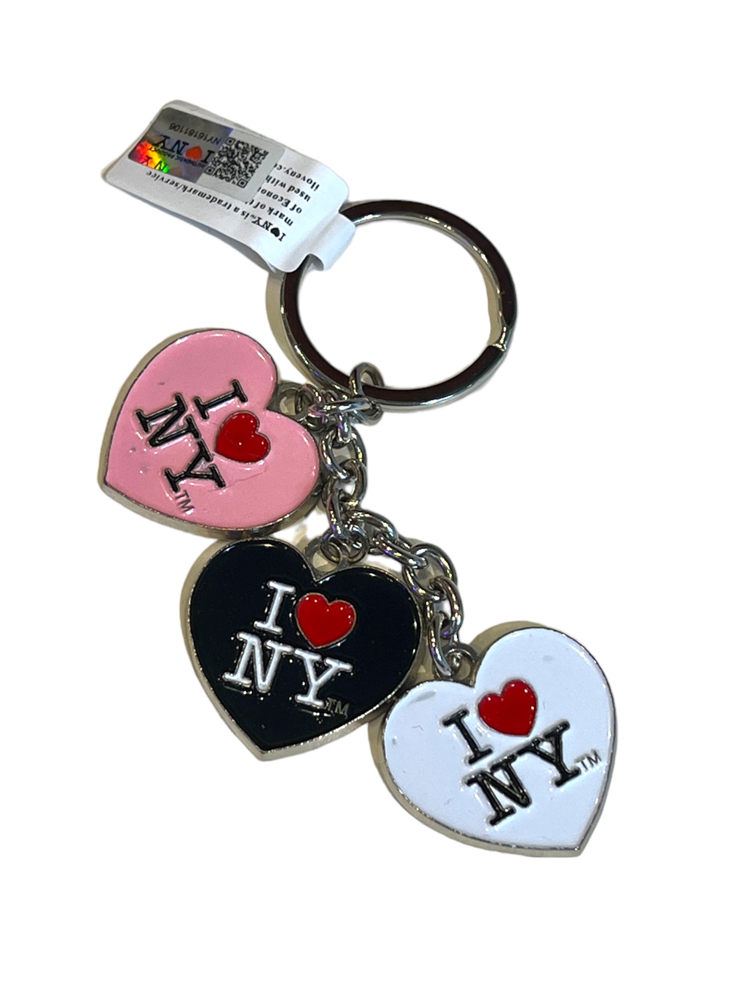 I Heart NY Trio Keychain