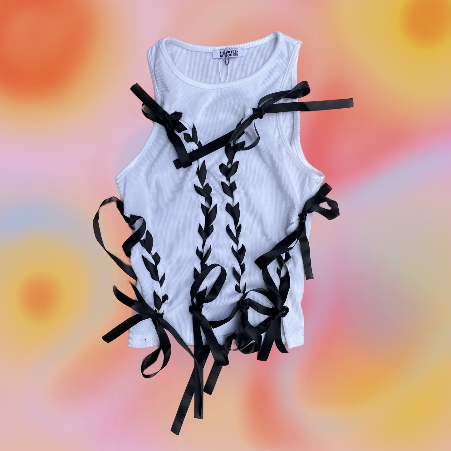 Bow Tank Top (Black)