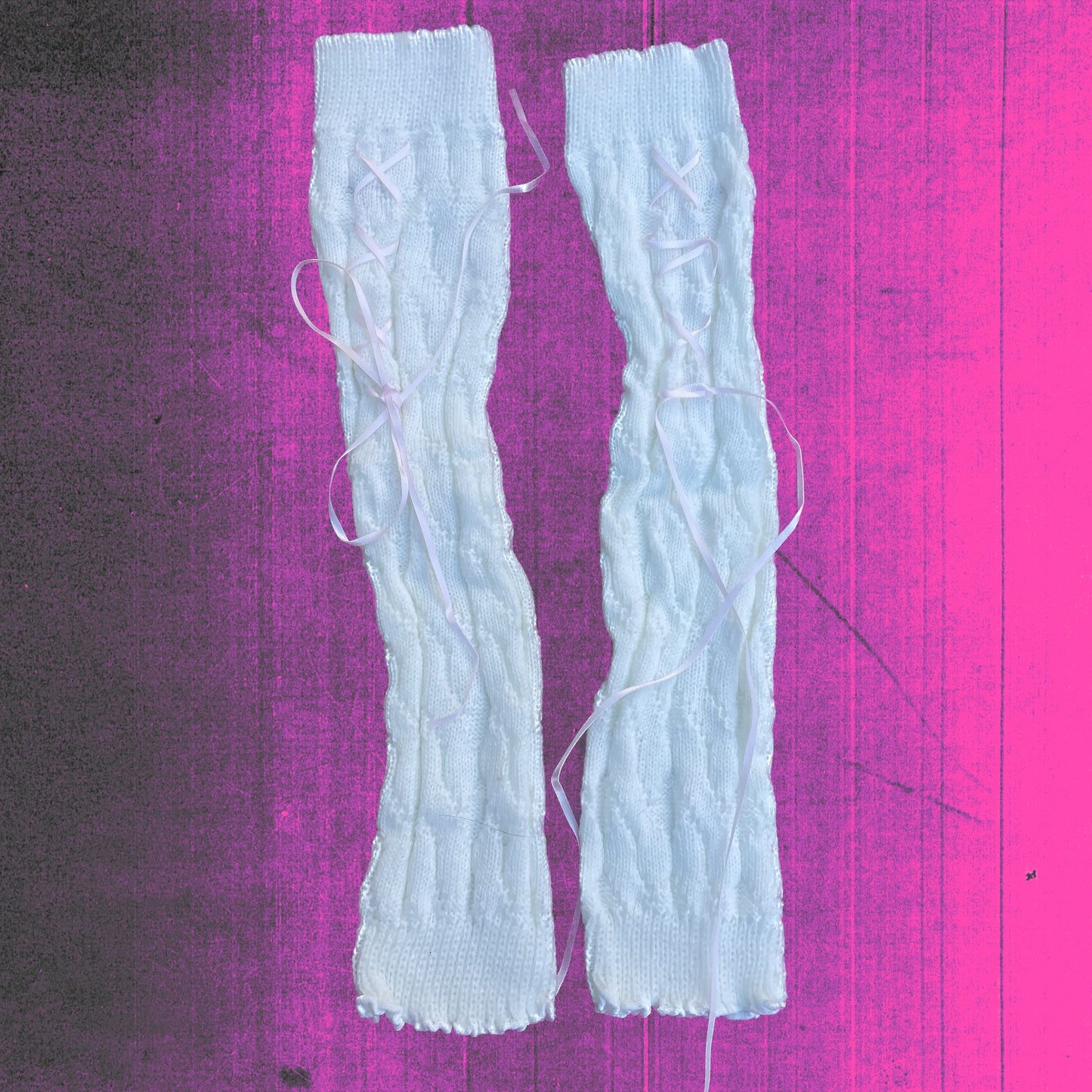 White Coquette Arm Warmer