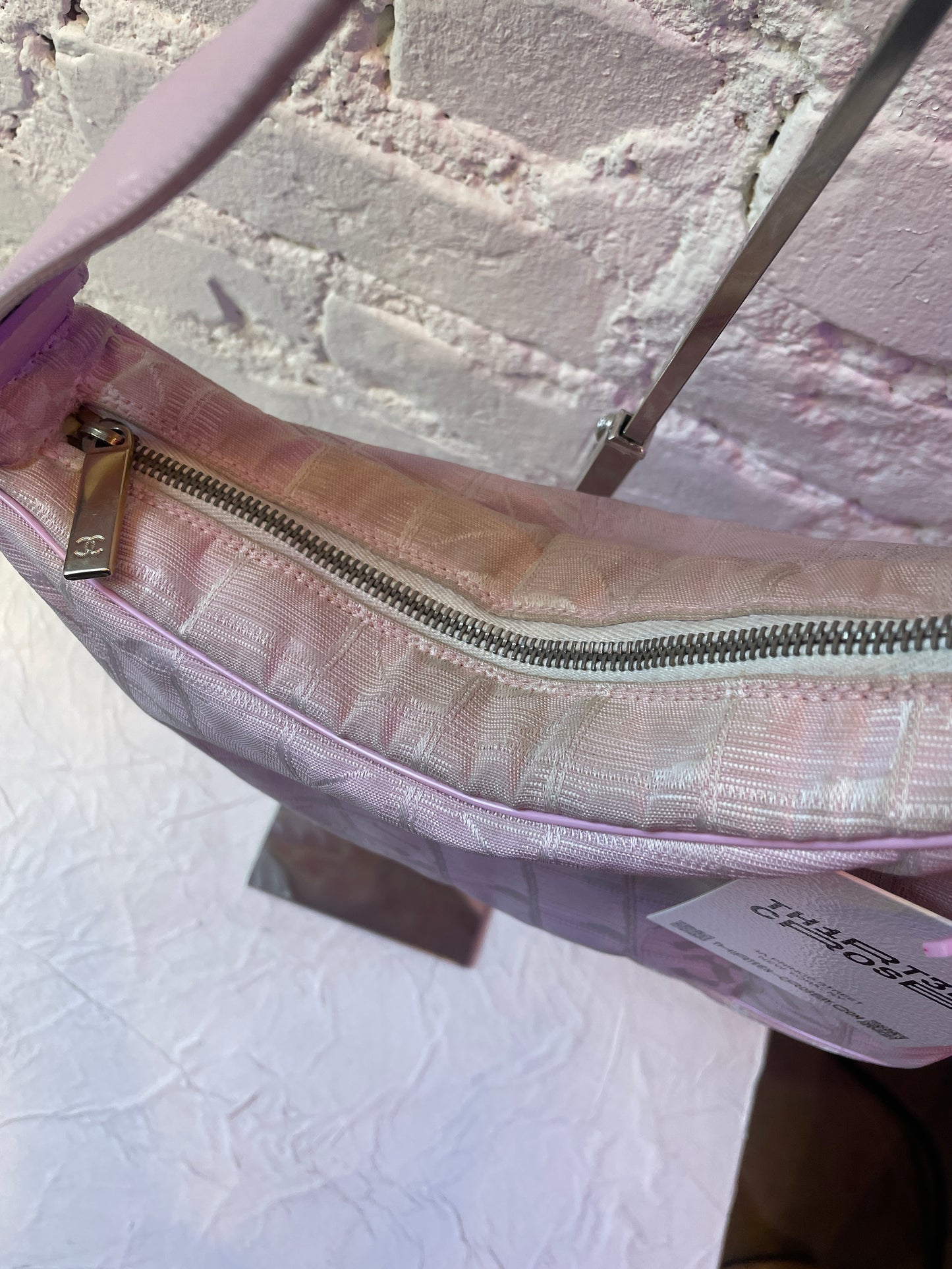 Chanel Travel Line Shoulder Bag (Pink)