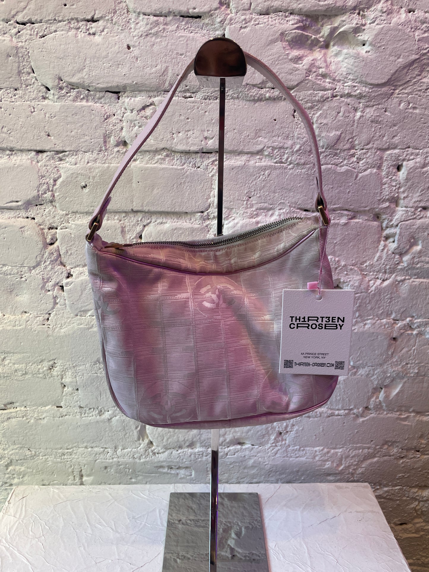 Chanel Travel Line Shoulder Bag (Pink)