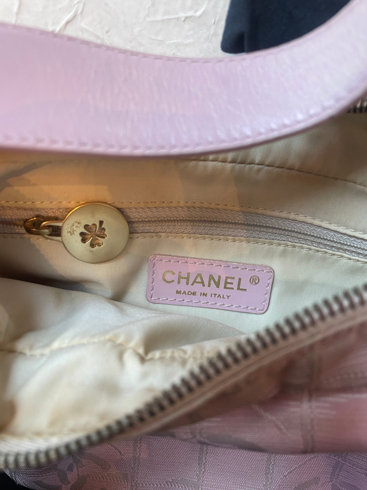Chanel Travel Line Shoulder Bag (Pink)