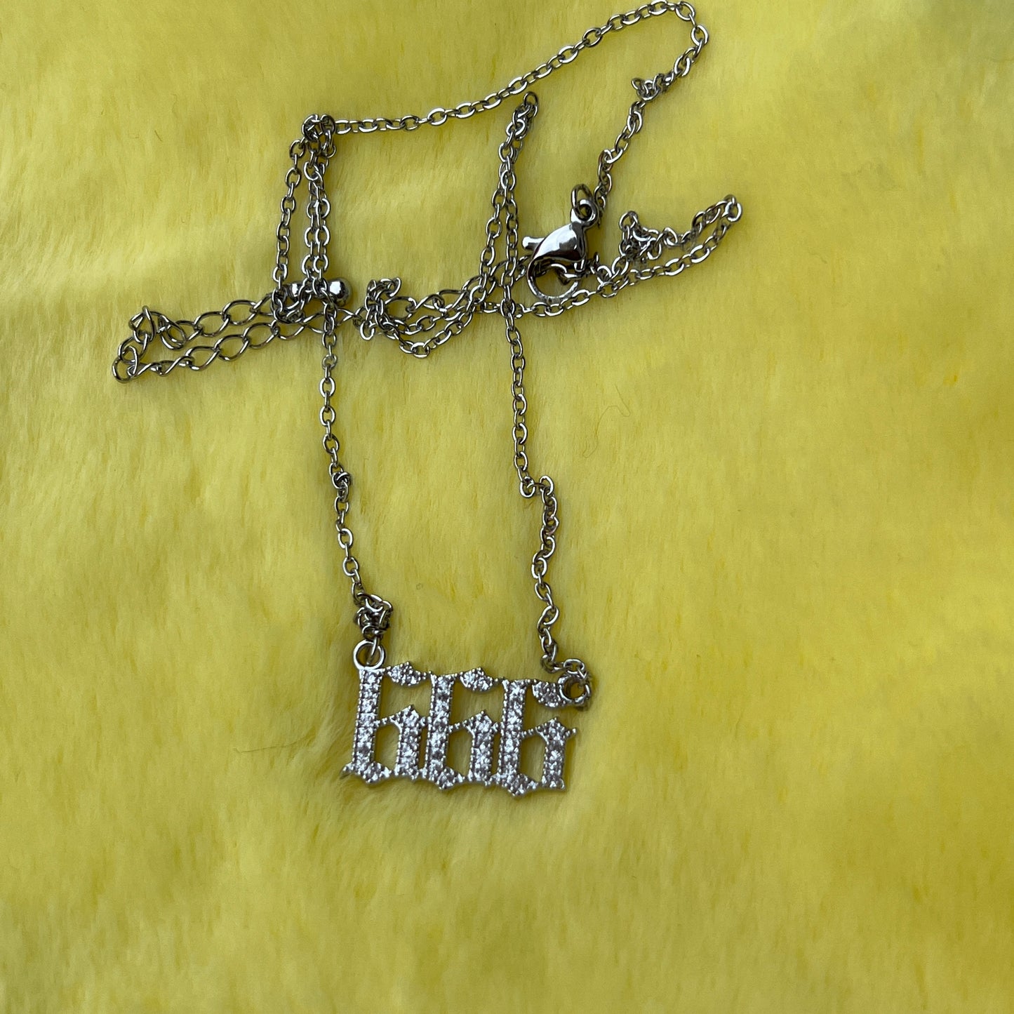 666 Angel Numbers Necklace (Silver)