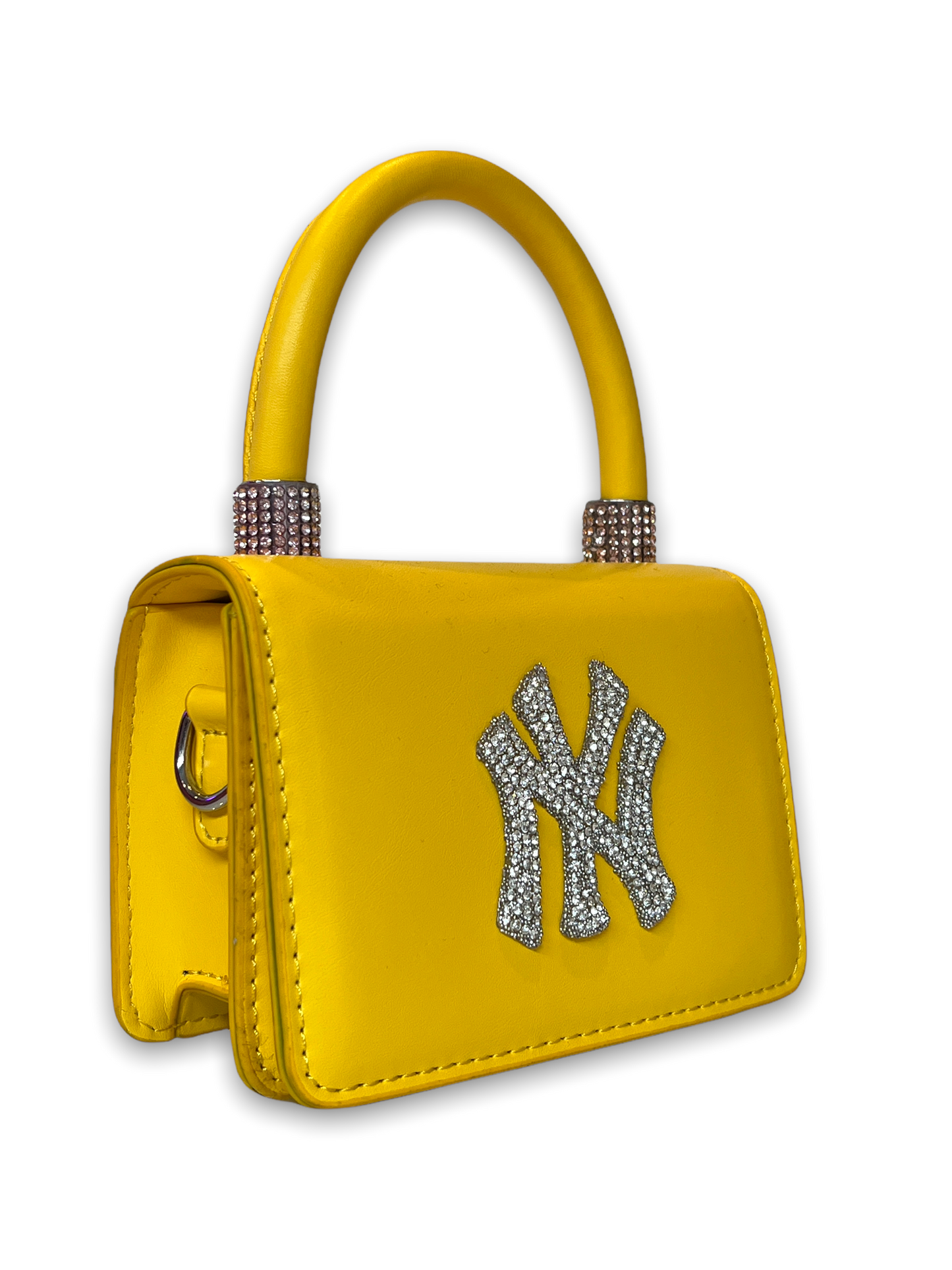 Yellow NY Rhinestone Bag