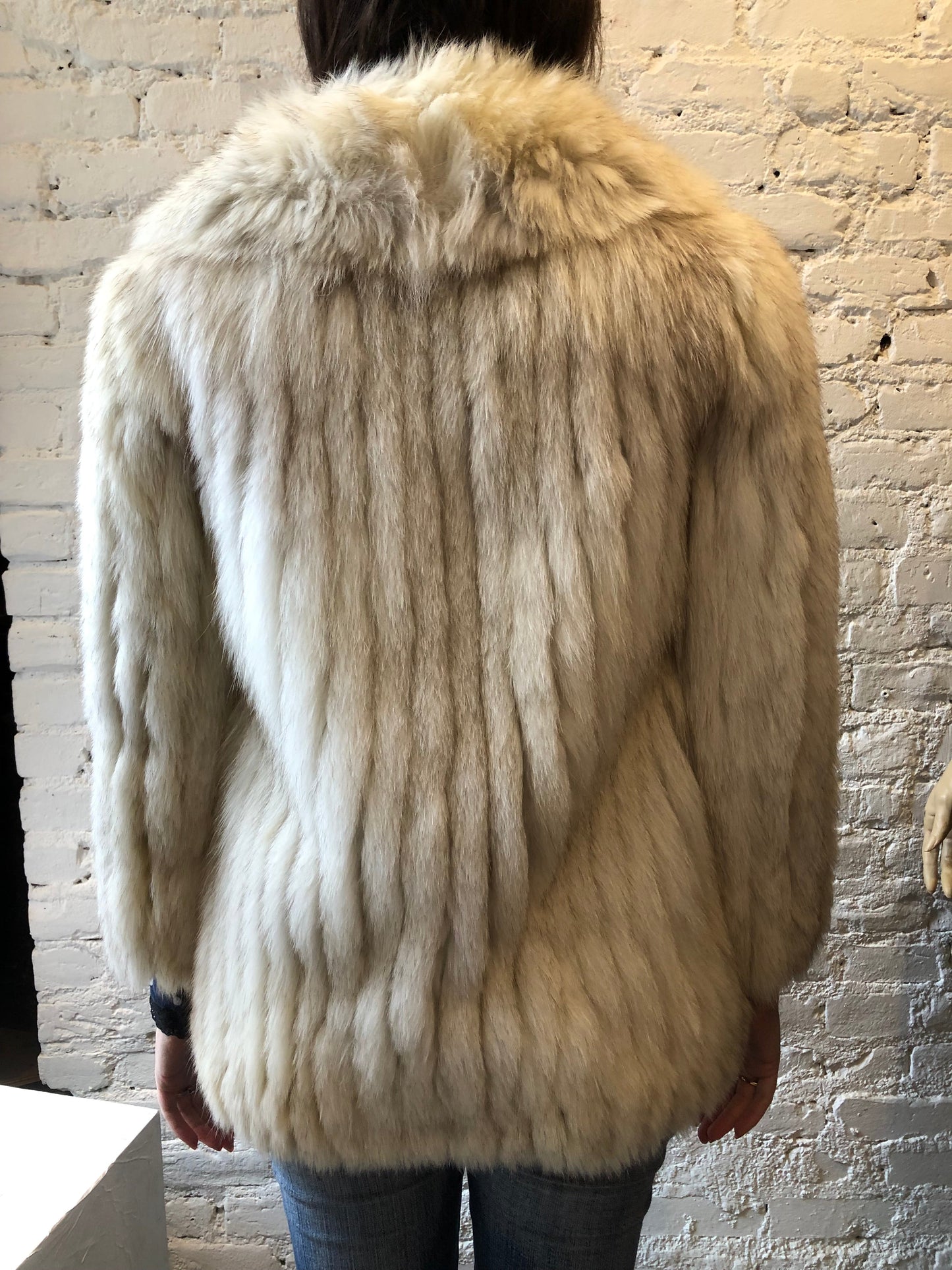 White Fox Fur Coat (AS SEEN ON Sophia la Corte)