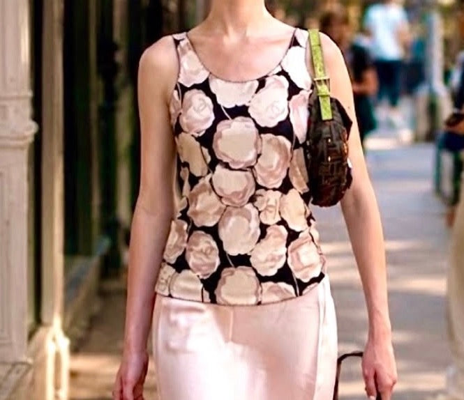 Chanel F/W 2004 Floral Logo Tank Top